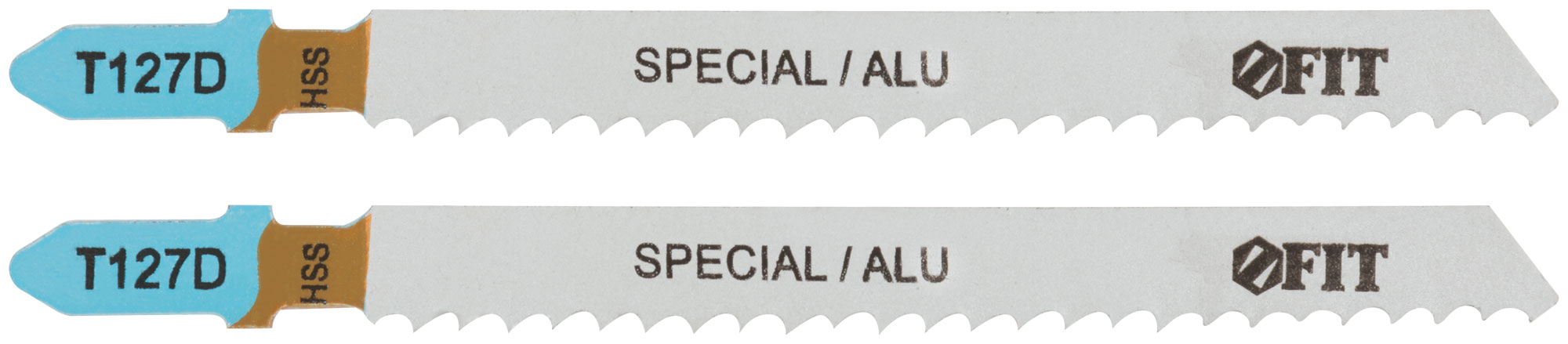 Полотна по металлу, полимерным и эпоксидным материалам, HSS, фрезерованн. зубья, 100/74/3 мм (T127D), 2 шт.