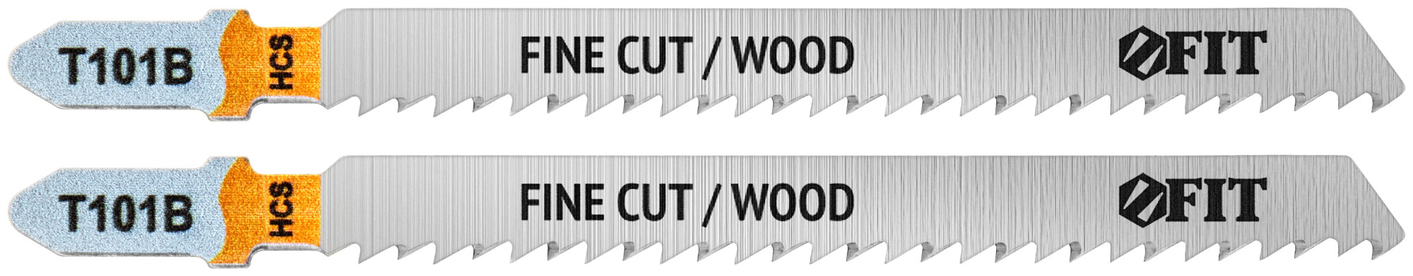 Полотна по дереву, HCS, шлифованные под свободным углом зубья, 100/74/2,5 мм (T101B), 2 шт.