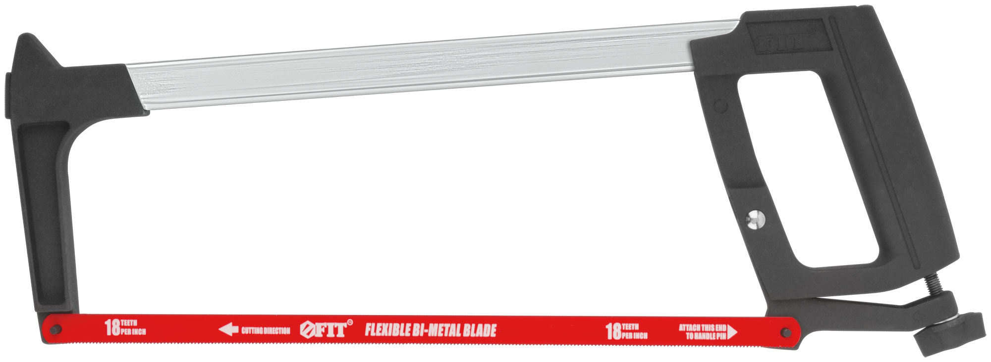 Ножовка по металлу 300 мм Профи, регулир.натяг, работа под углом 45 гр., полотно Bi-Metal