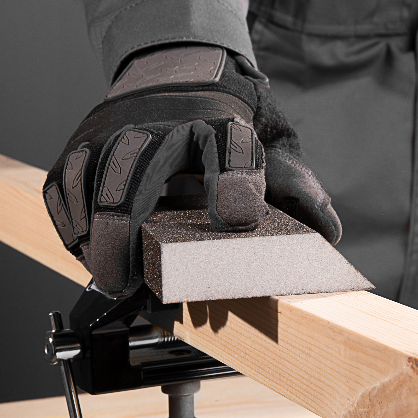 Губка для шлифования, 120 х 90 х 25 мм, трапеция, мягкая, P 40 Matrix