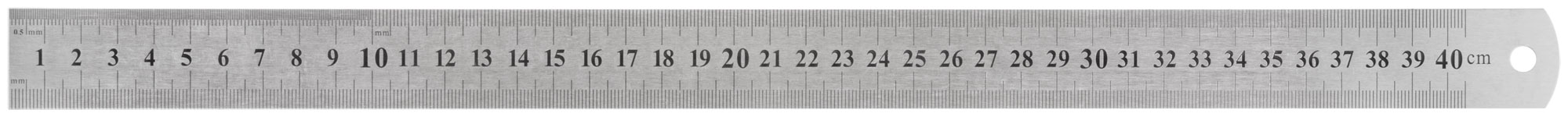 Линейка нержавеющая  400х28 мм