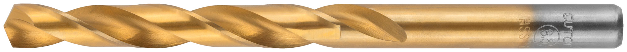 Сверло по металлу Cutop Profi с титановым покрытием, 8,5х117 мм (5 шт)