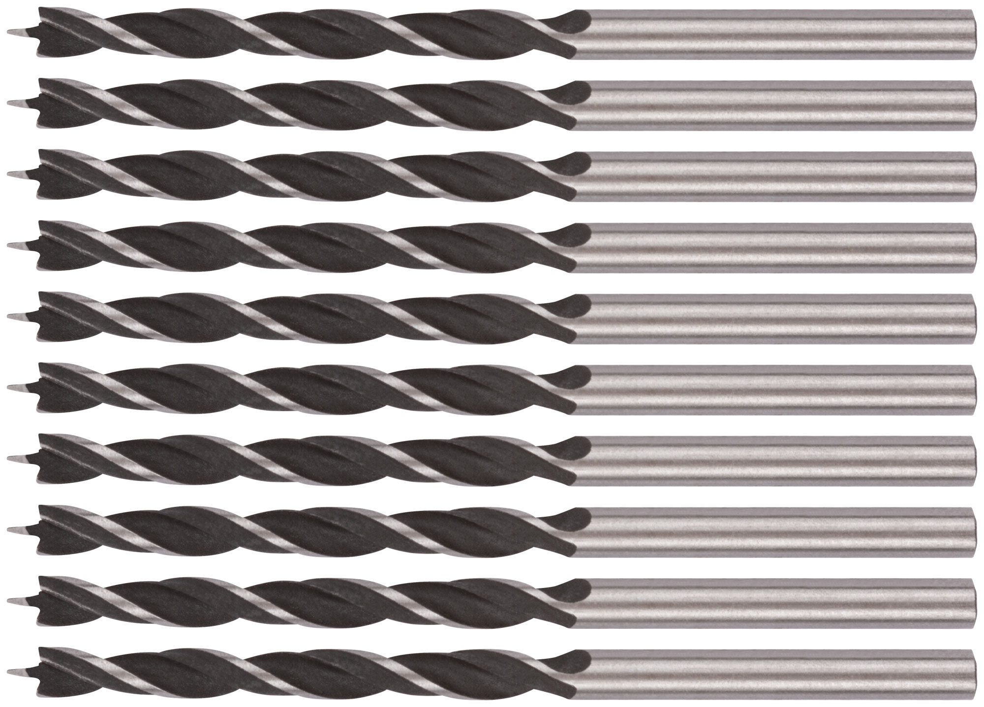 Сверла по дереву  4 мм (10 шт.)