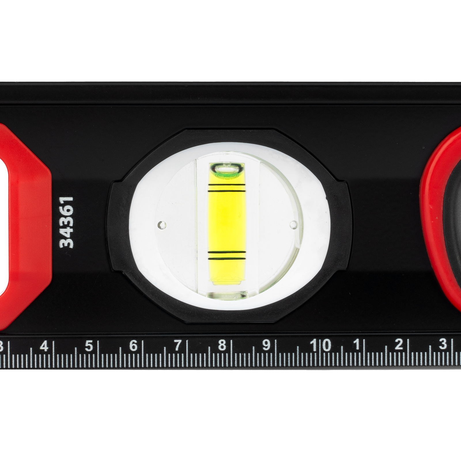 Уровень алюминиевый, усиленный, фрезерованный, 3 глазка, двухкомпонентные рукоятки, 600 мм Matrix