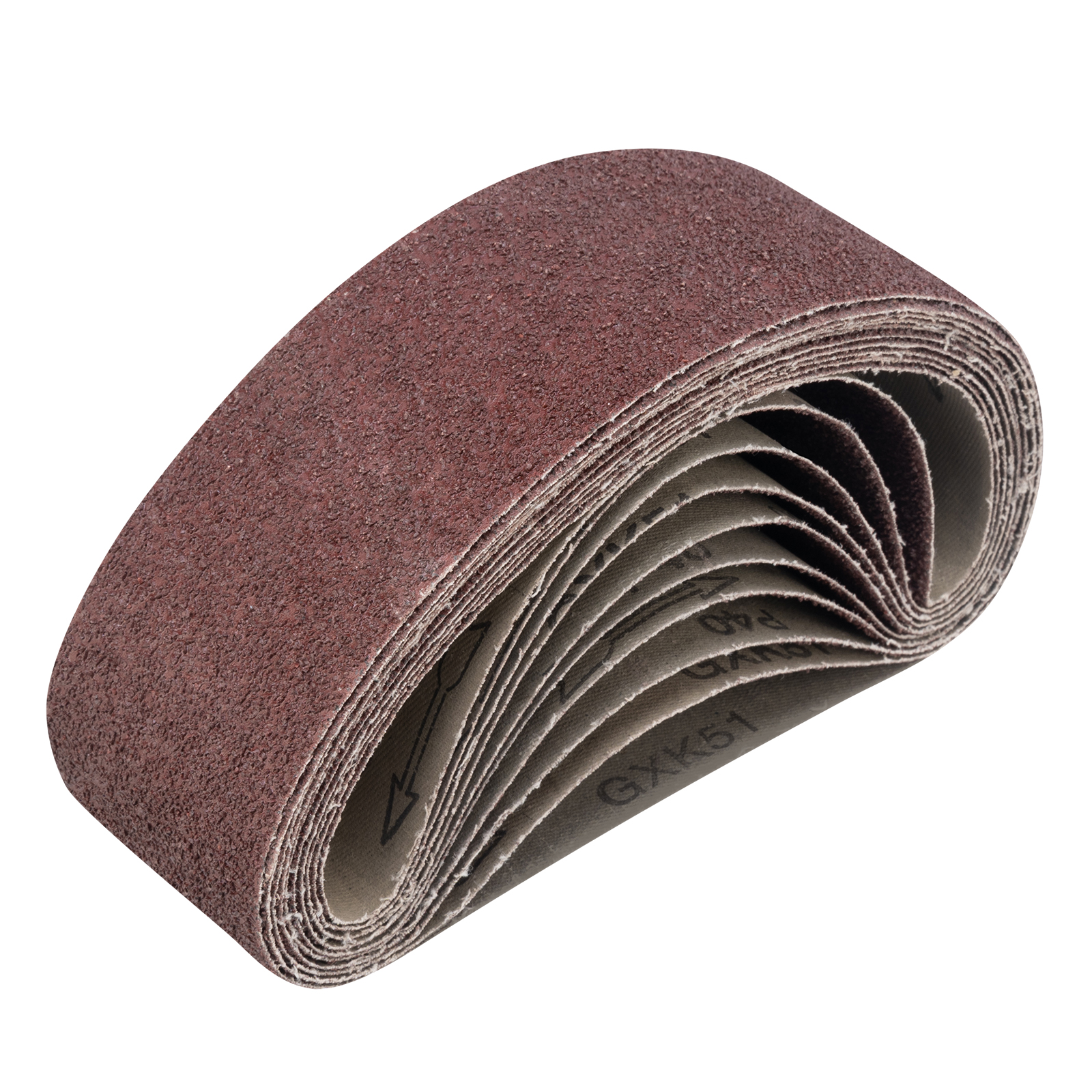 Лента абразивная бесконечная, P 40, 75 х 533 мм, 10 шт Matrix