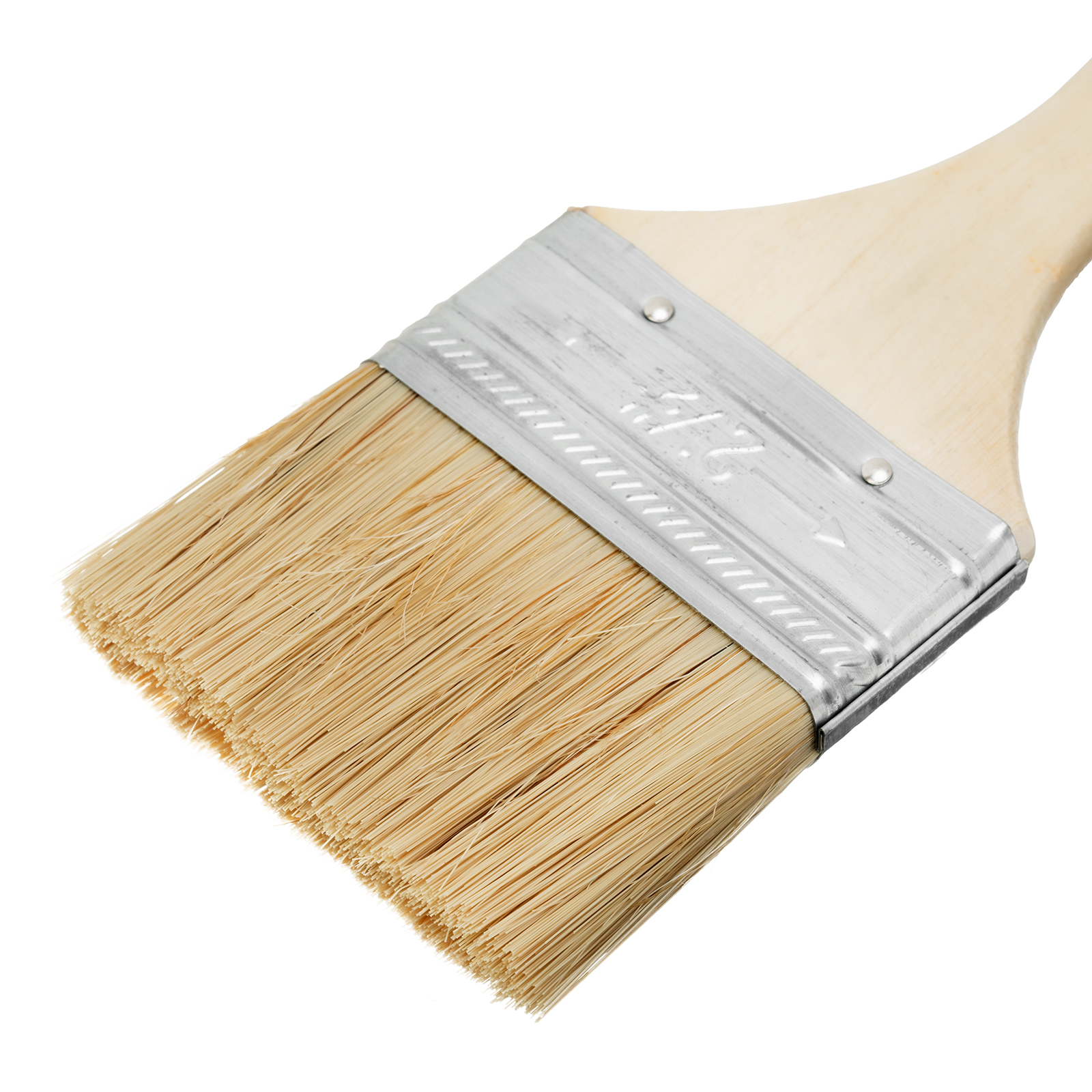 Кисть плоская Slimline 2.5" (63 мм), натуральная щетина, деревянная ручка Sparta