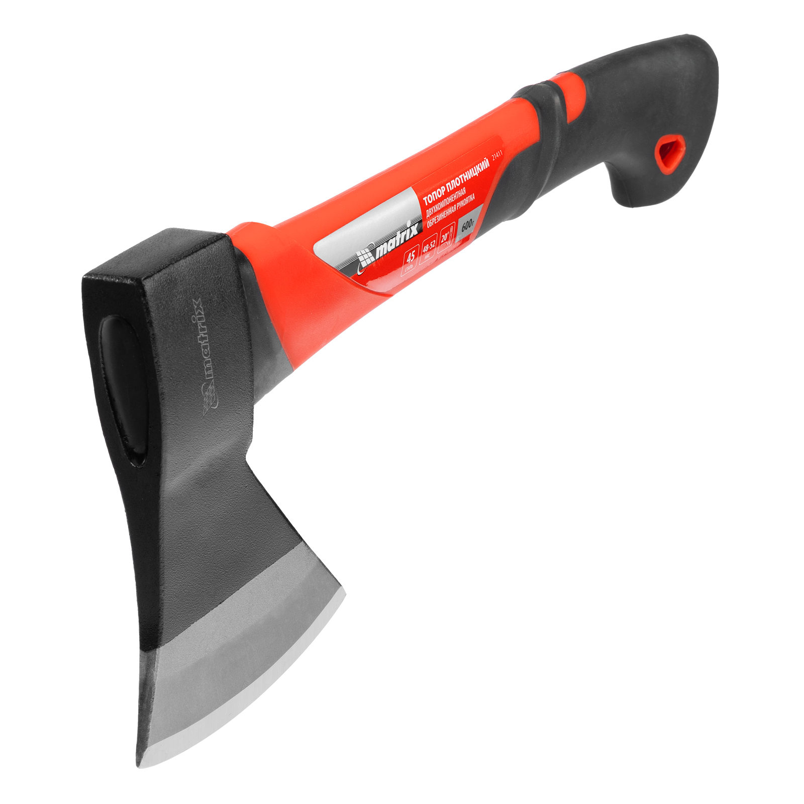 Топор, 600 г, эргономичная фибергласовая рукоятка, 360 мм// Matrix