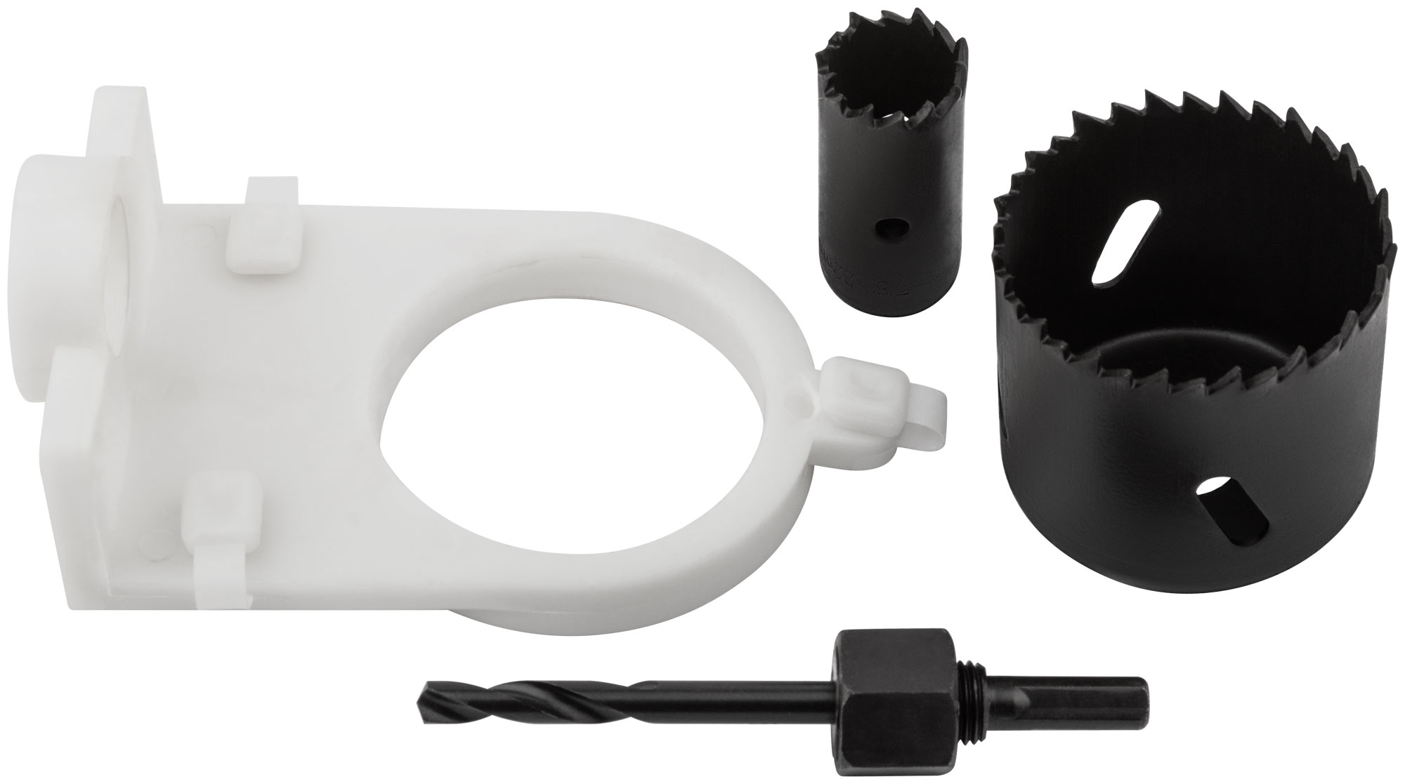 Набор для врезки замков с пластиковым шаблоном, 3 шт. (22/54 мм)