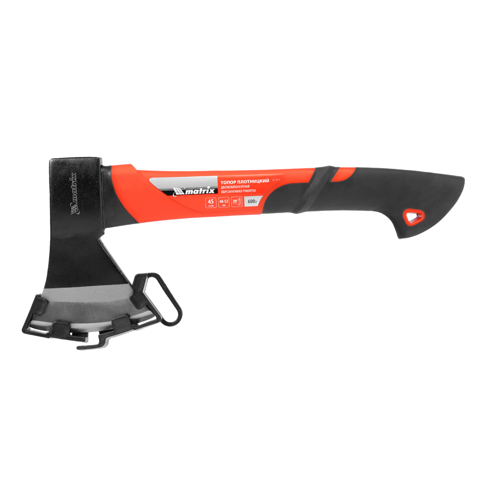 Топор, 600 г, эргономичная фибергласовая рукоятка, 360 мм// Matrix