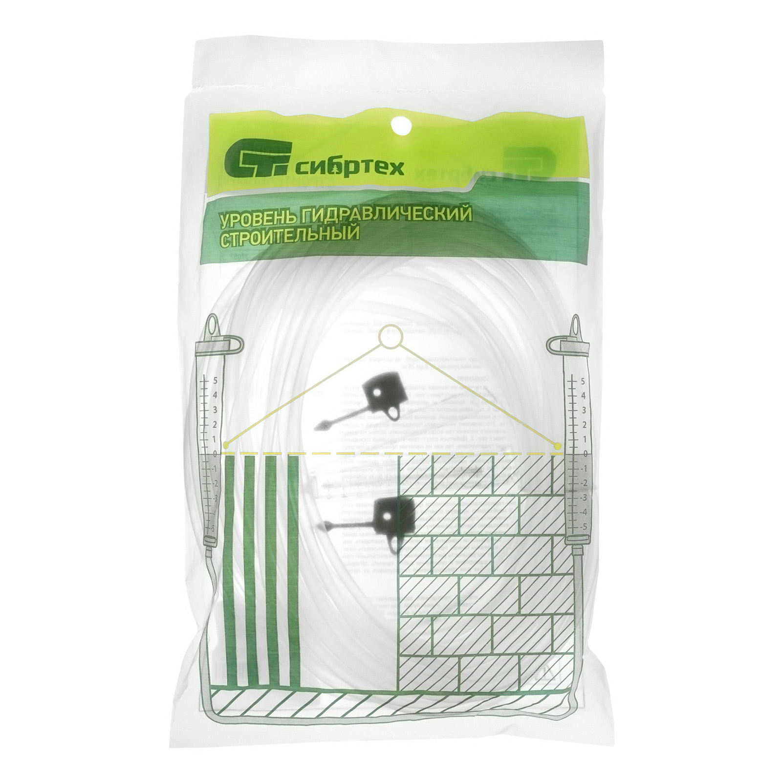 Гидроуровень, L 25 м, D 8 мм, со шкалой Россия Сибртех