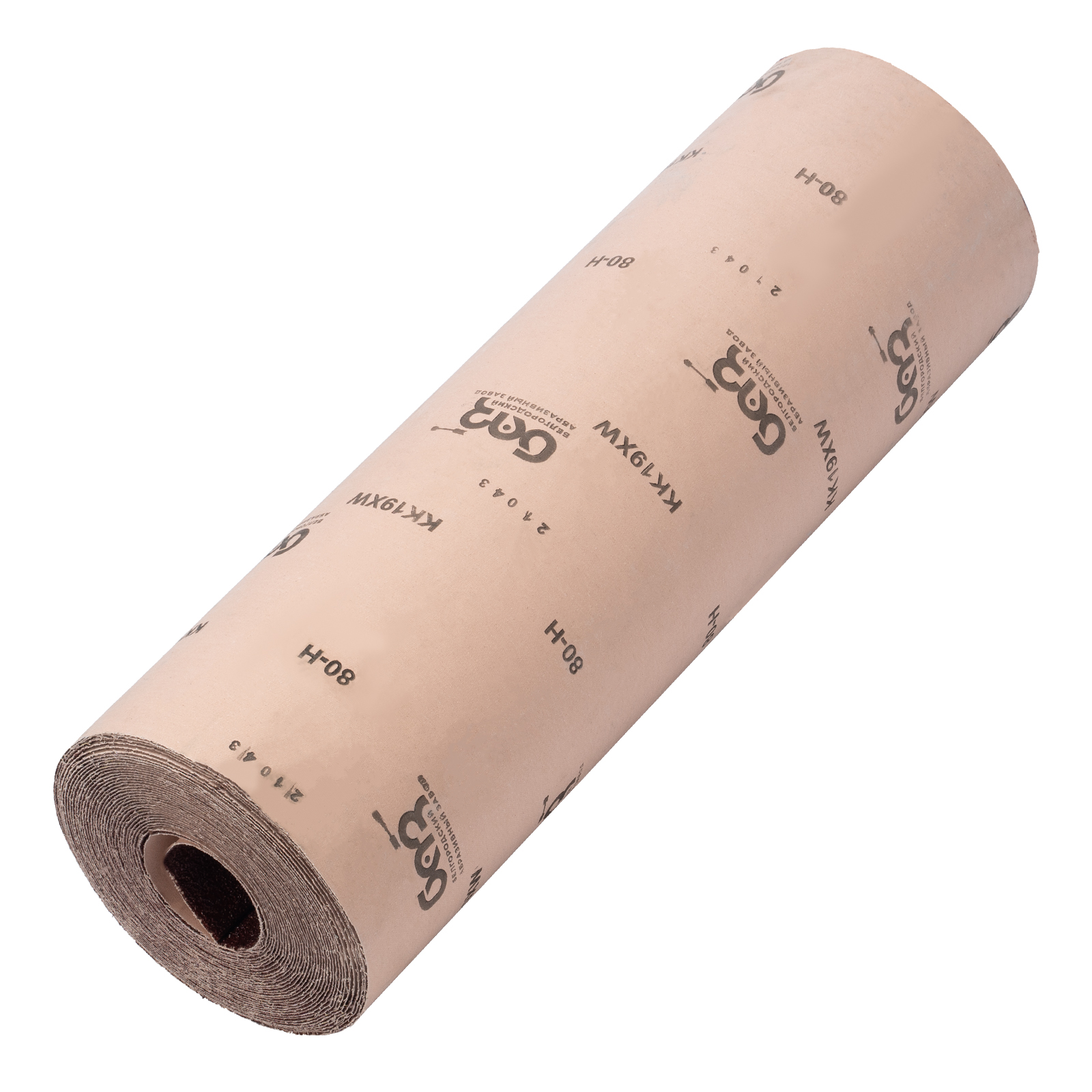 Шкурка на тканевой основе, зернистость № 80, 775 мм х 20 м, "БАЗ" Россия