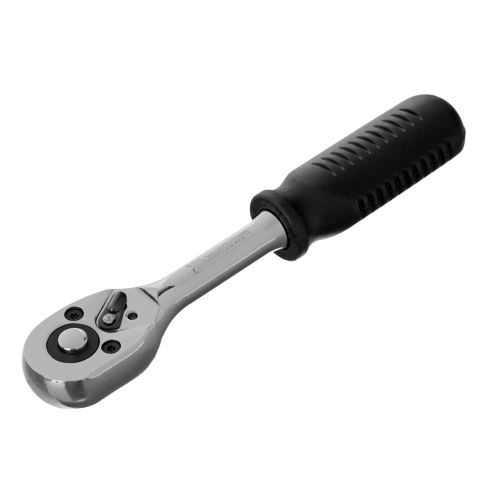 Ключ-трещотка 1/4", CrV, 45 зубьев, с быстрым сбросом, хром Matrix