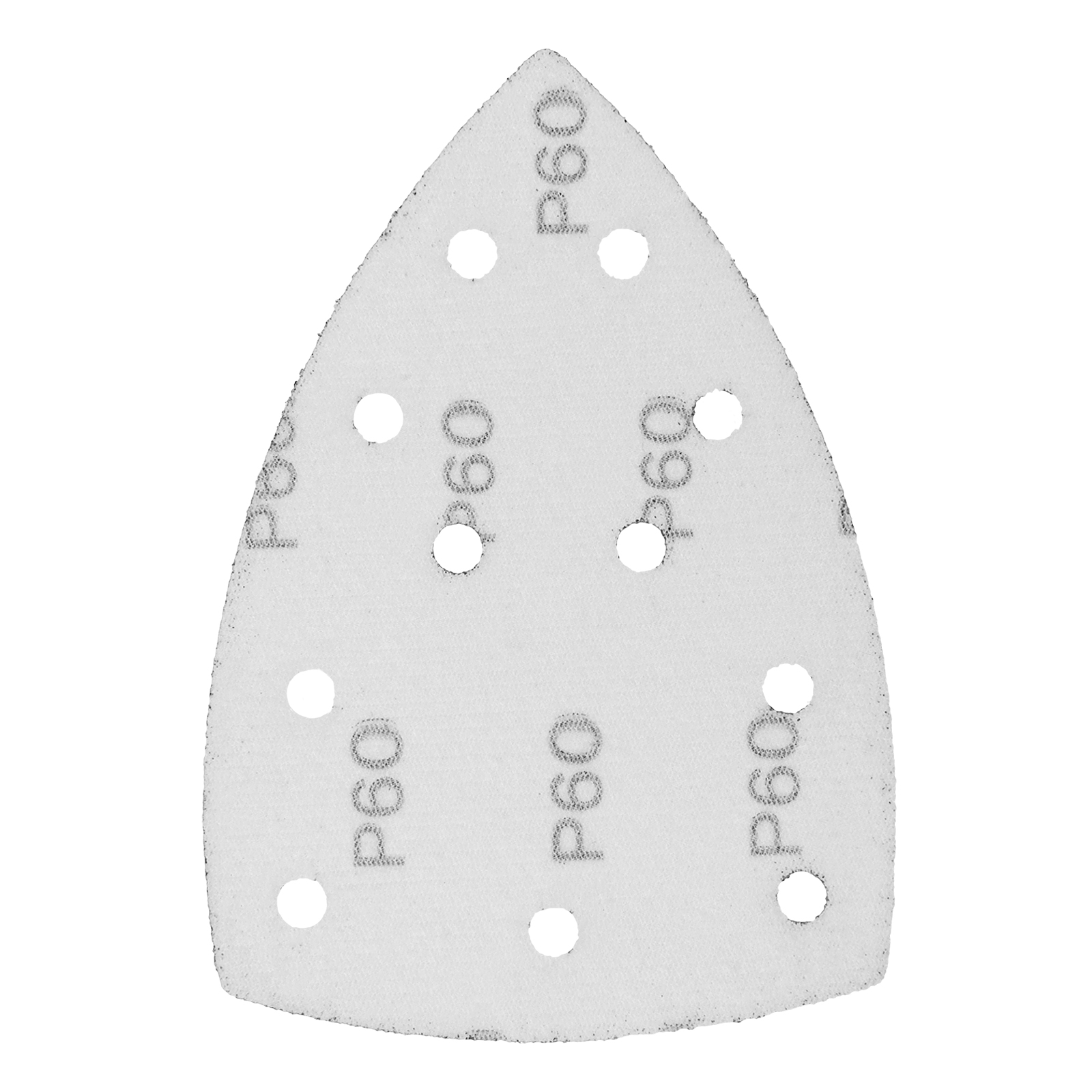 Треугольник абразивный на ворc. подложке под "липучку", перф., P 60, 150х150х100 мм, 5 шт. Denzel