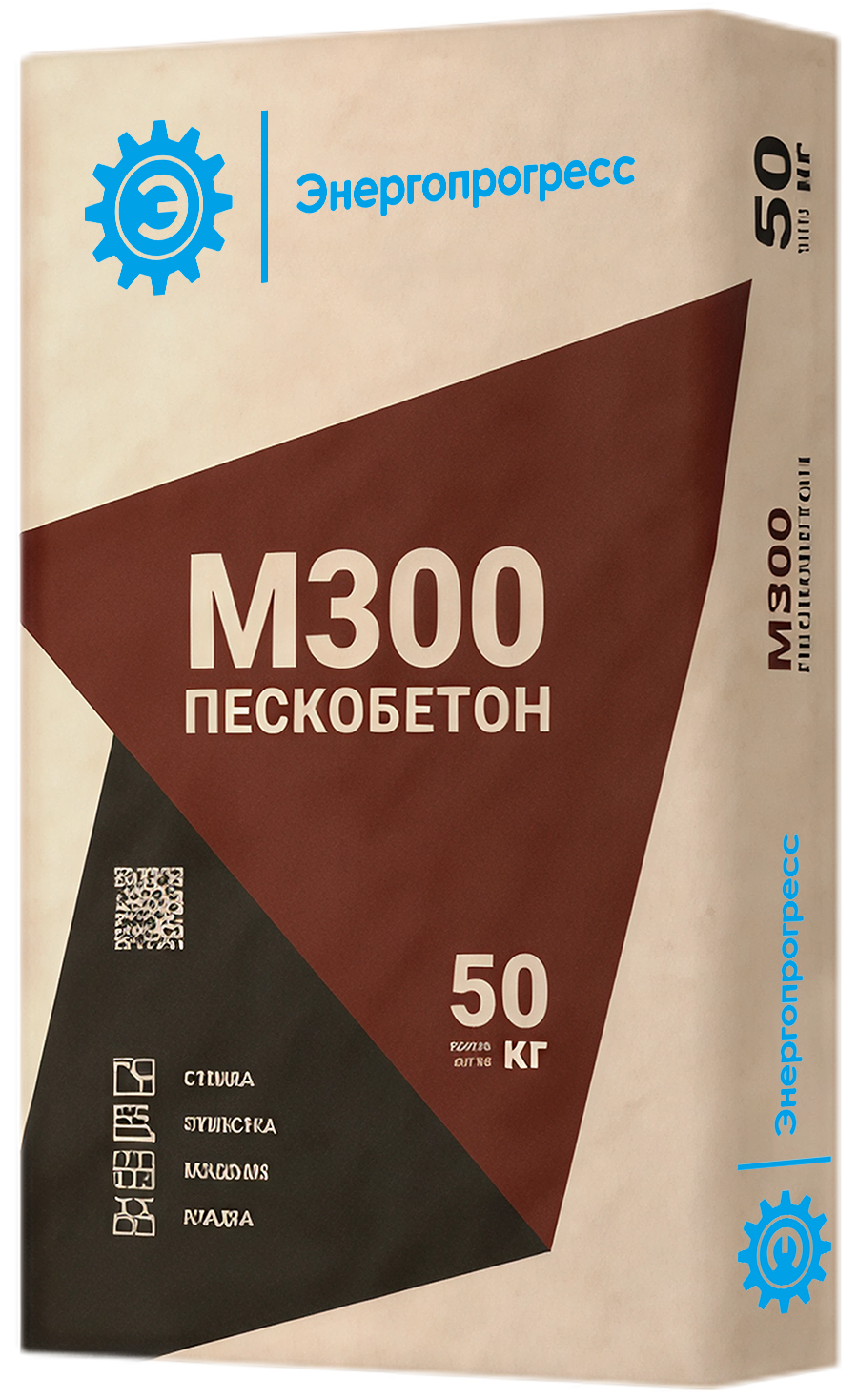 Смесь цементно-песчаная Пескобетон М300 (ЦПС) 50 кг
