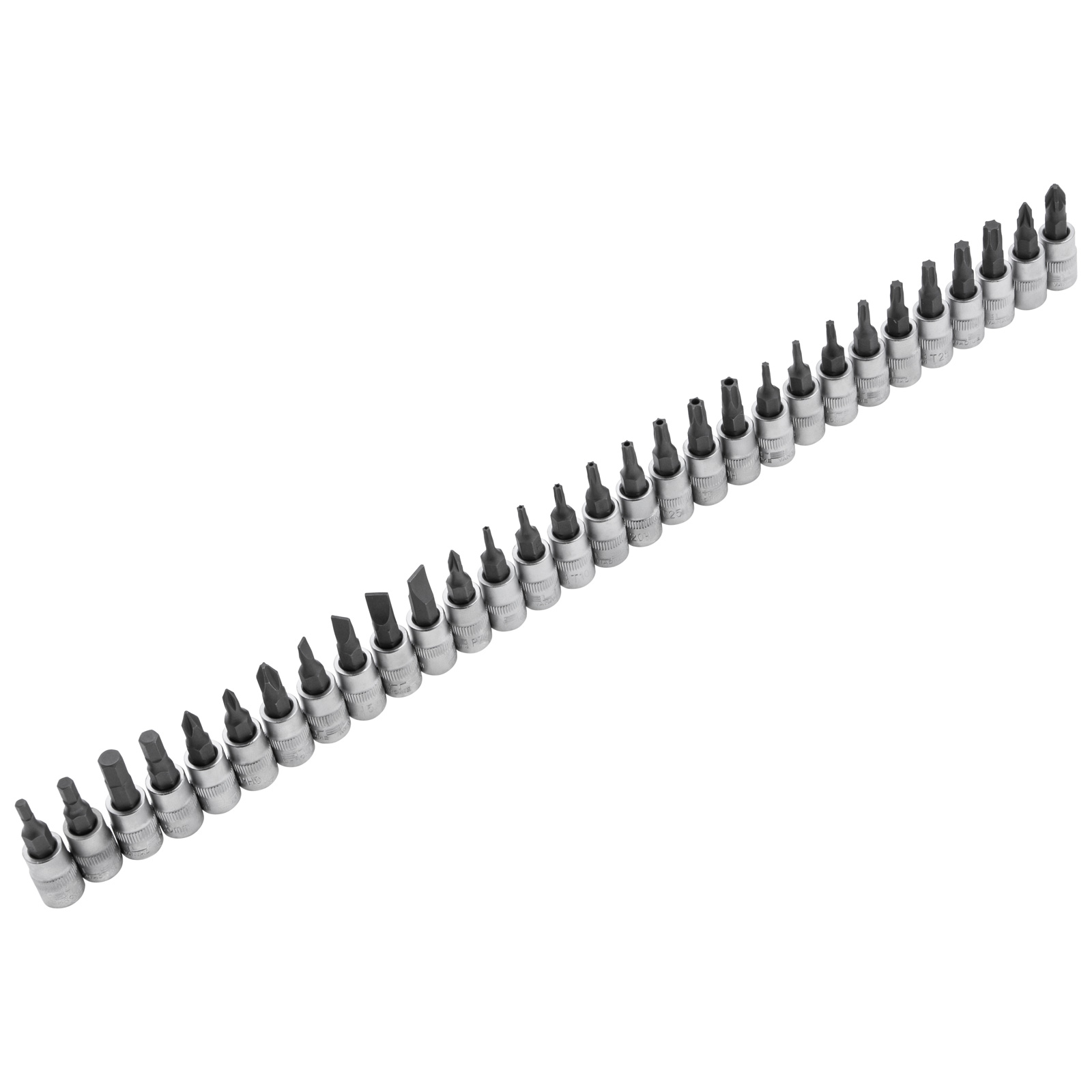 Набор инструментов, 1/4", 3/8", 1/2", Cr-V, S2, усиленный кейс, 151 предмет Stels