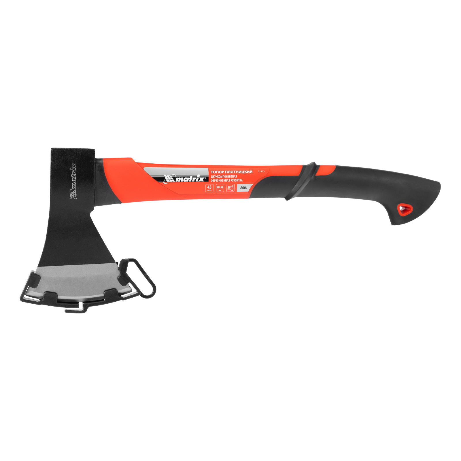 Топор, 800 г, эргономичная фибергласовая рукоятка, 450 мм// Matrix