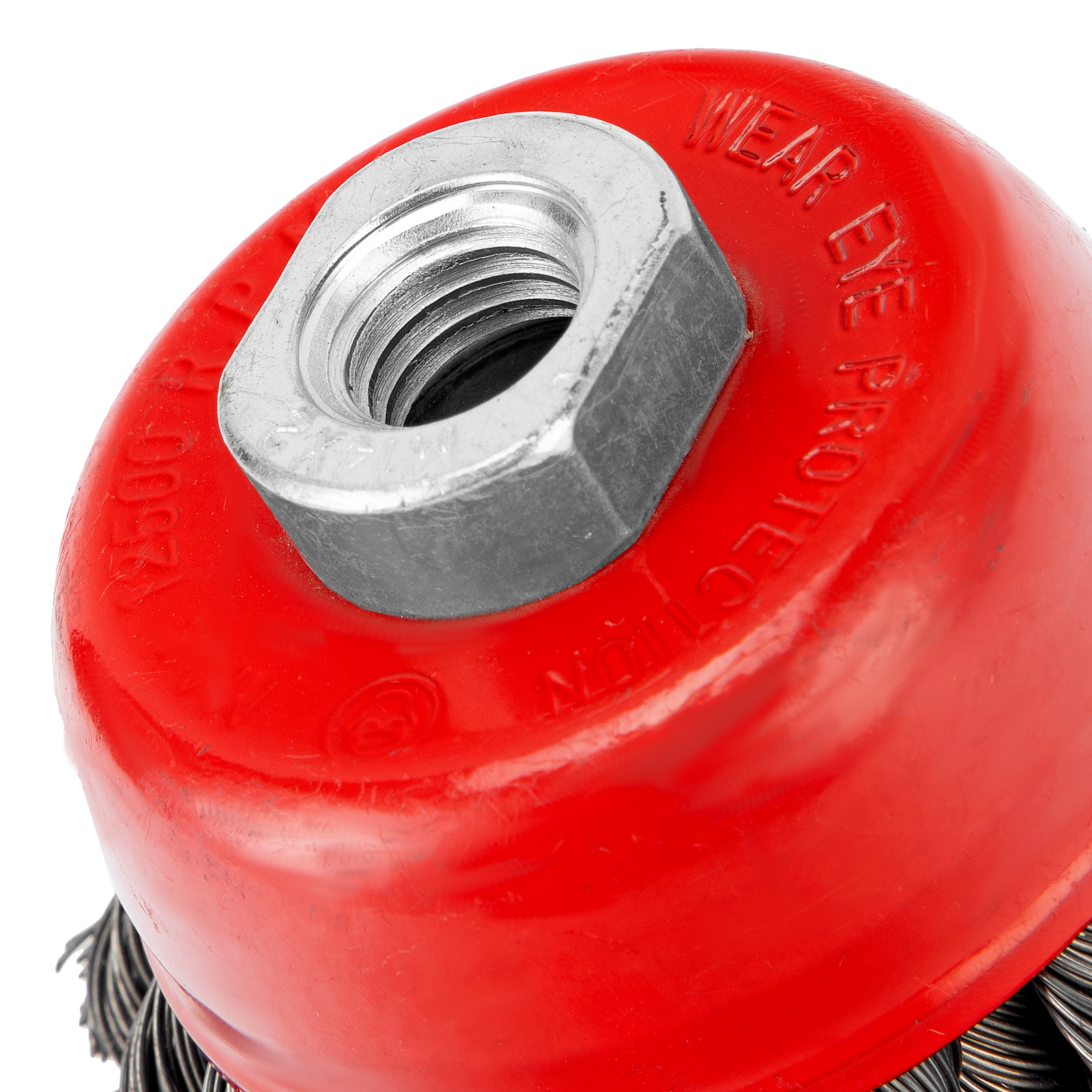 Щетка для УШМ, 75 мм, М14, "чашка", двухрядная, крученая проволока 0.35 мм Matrix