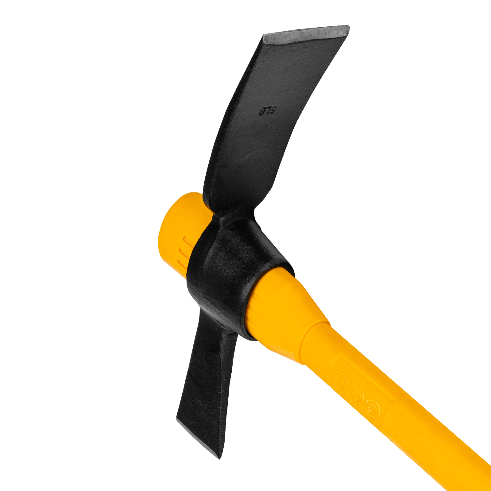 Кирка-топор 2250 г, фиберглассовая обрезиненная рукоятка 900 мм// Denzel