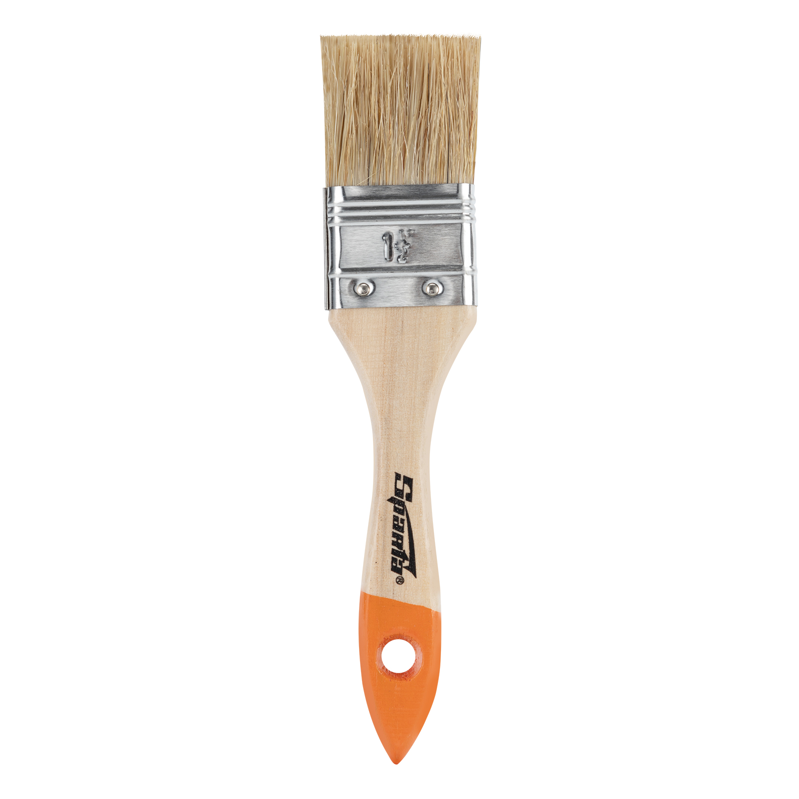 Набор кистей, 4 шт, плоские 3/4", 1/5" круглые №1, №2 Sparta