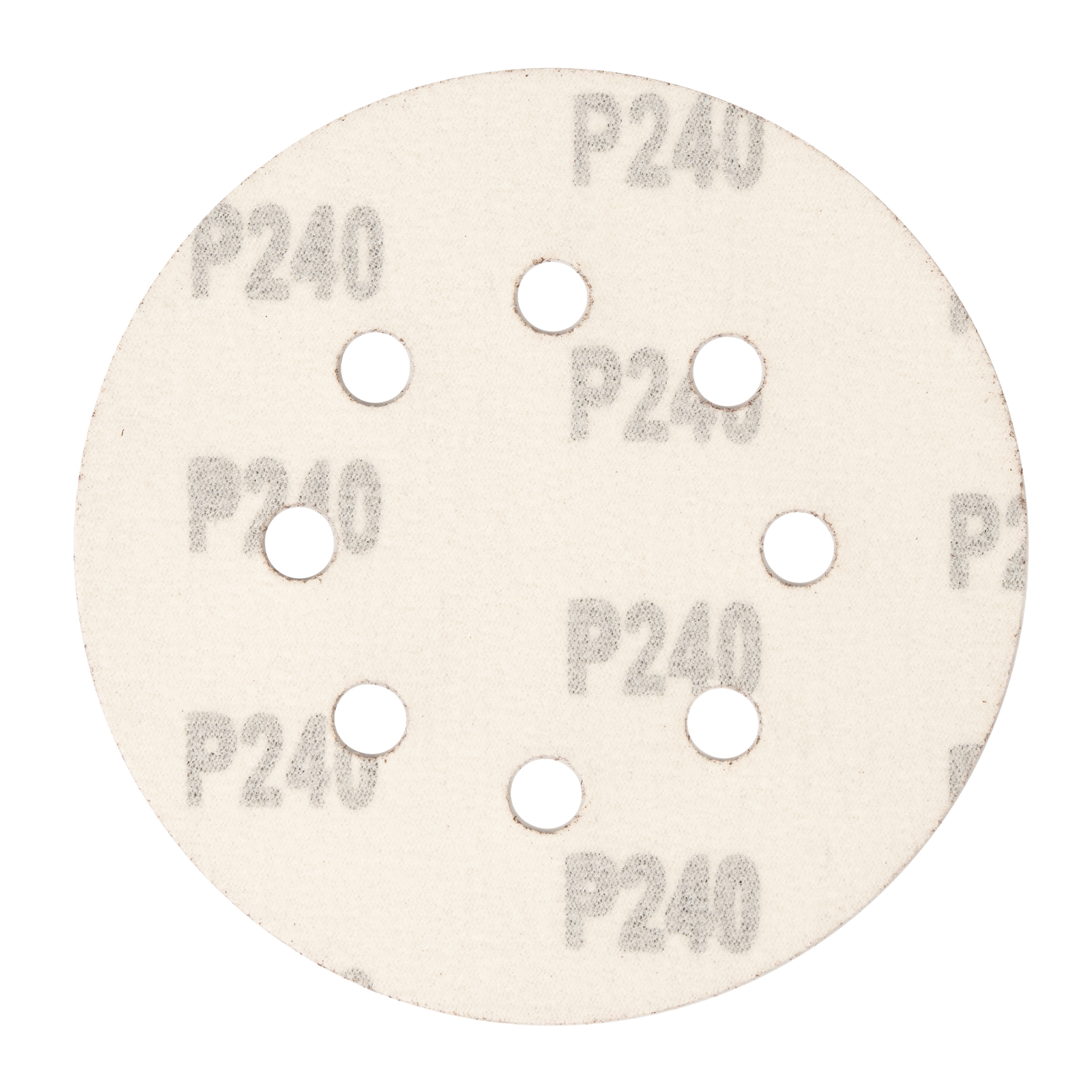 Круг абразивный на ворсовой подложке под "липучку", перфорированный, P 240, 125 мм, 5 шт Сибртех