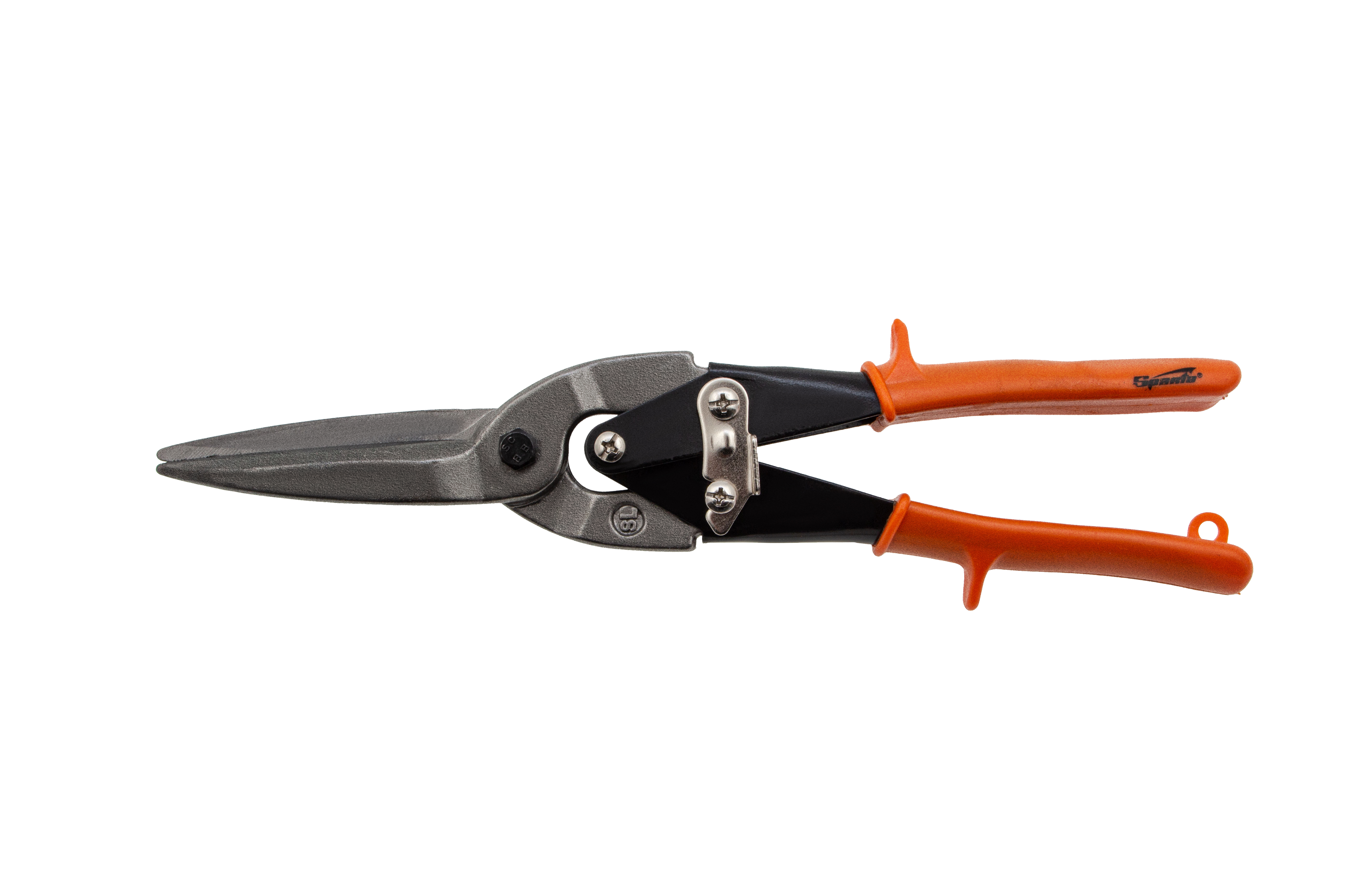 Ножницы по металлу, удлиненные, 290 мм, пряморежущие, обрезиненные рукоятки Sparta