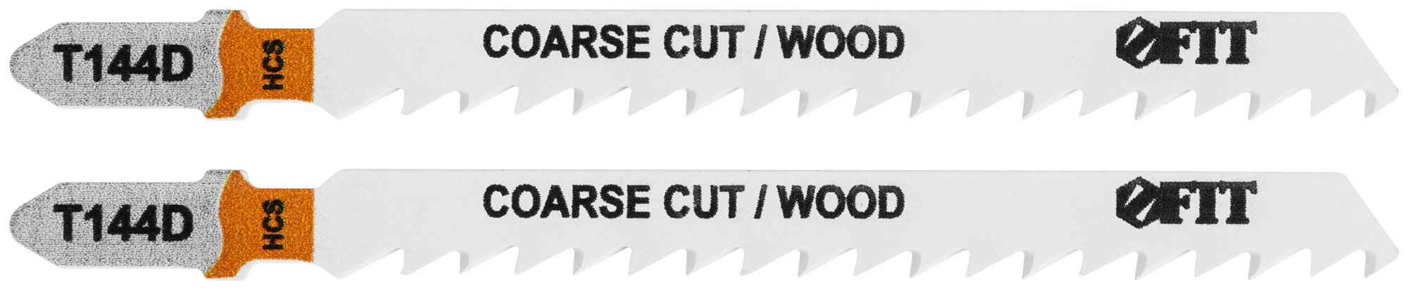 Полотна по дереву, HCS, разведенные, шлифованные зубья 100/74/4,2 мм (Т144D), 2 шт.