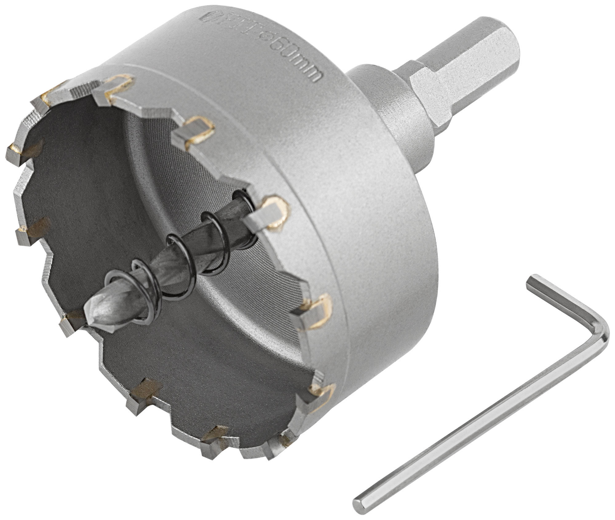 Коронка кольцевая с карбидными вставками Профи (для отверстий в нержавеющей стали) 60 мм