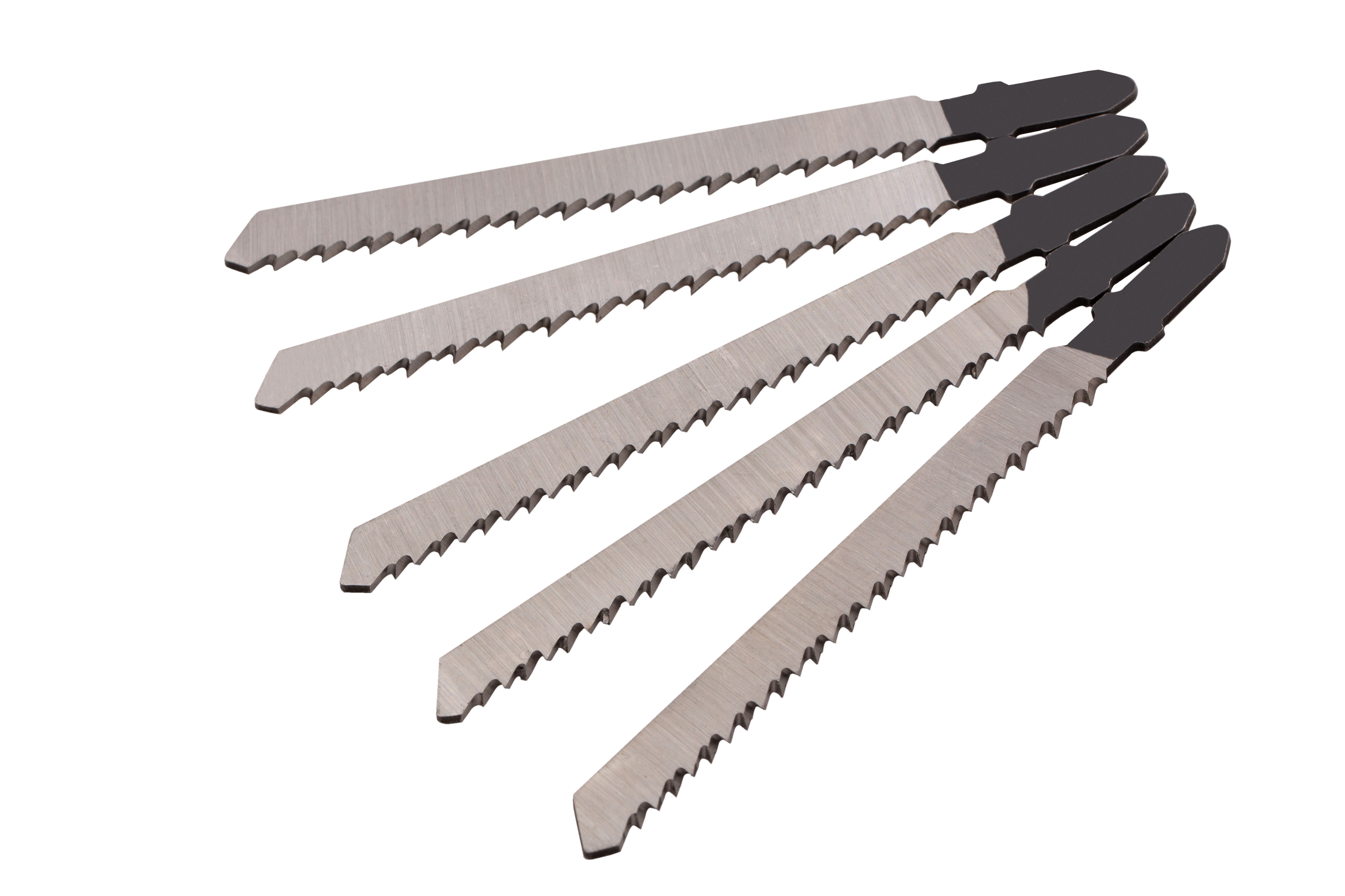 Полотна для электролобзика по дереву, 5 шт, T101BR, 75 х 2.5 мм, обратный зуб Сибртех