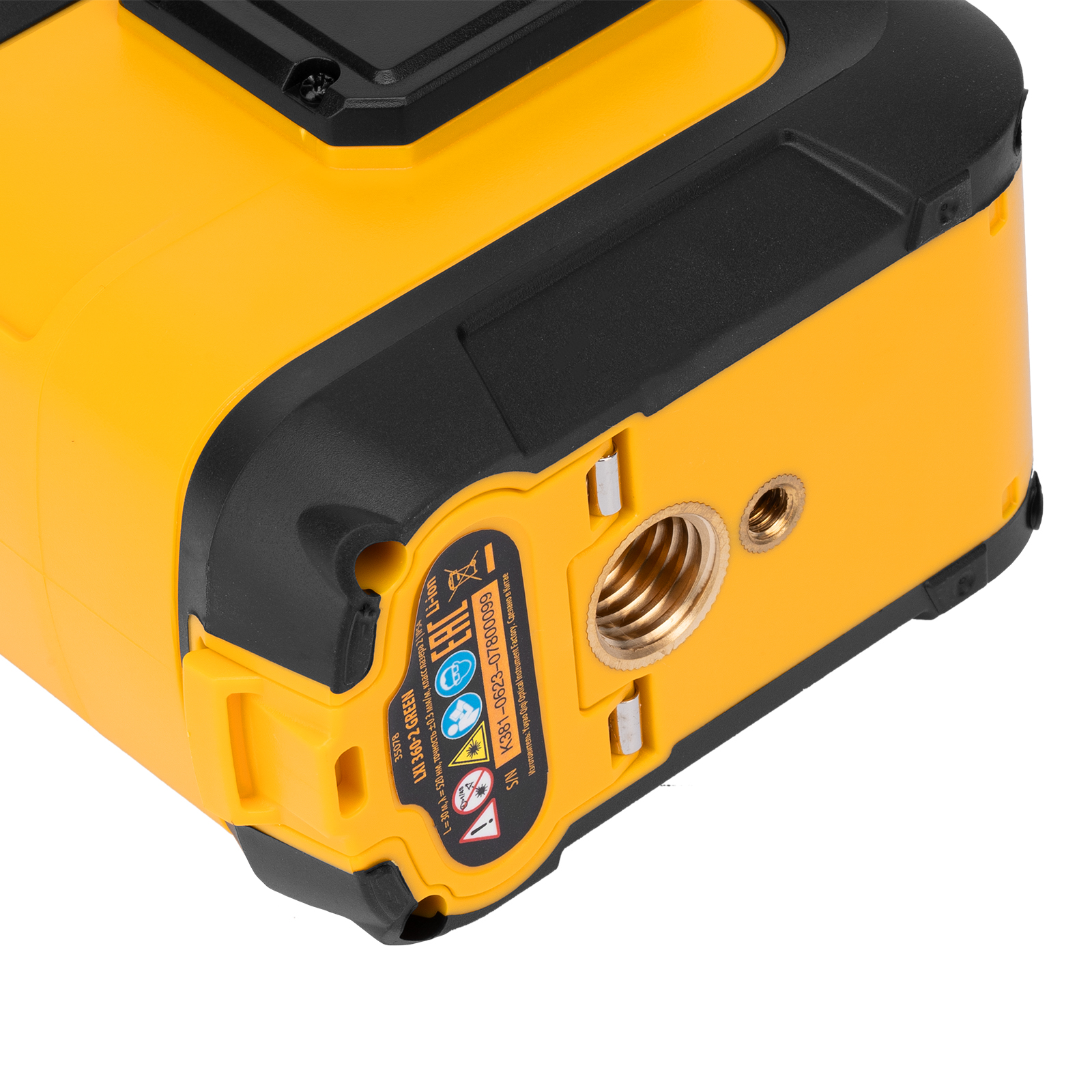 Лазерный уровень мультипризм. LXI 360-2 Green, 30 м, 520 нм, акк. Li 2800 mAh, резьба 1/4"// Denzel