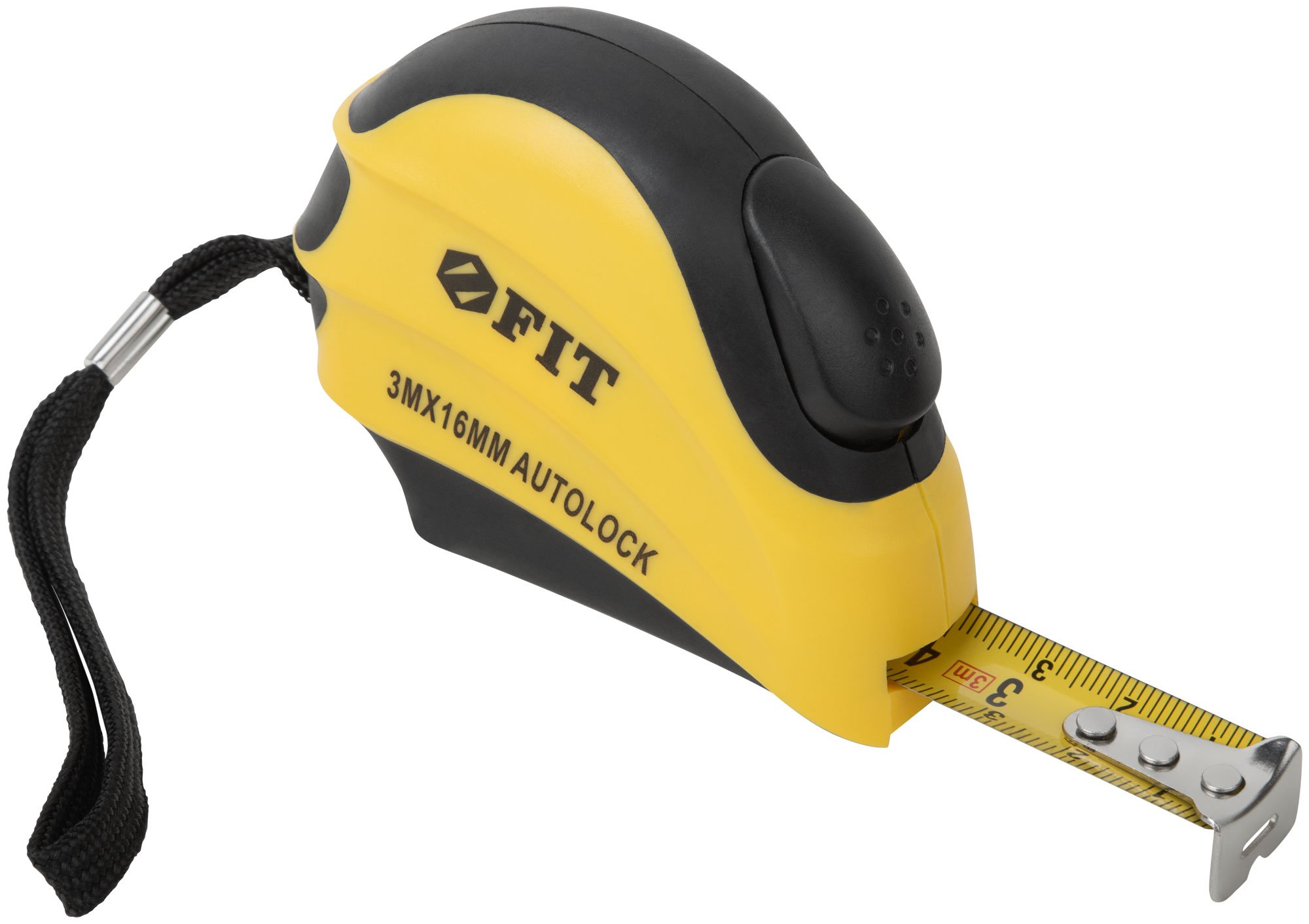 Рулетка с автостопом "Инфинити" 3 м x 16 мм