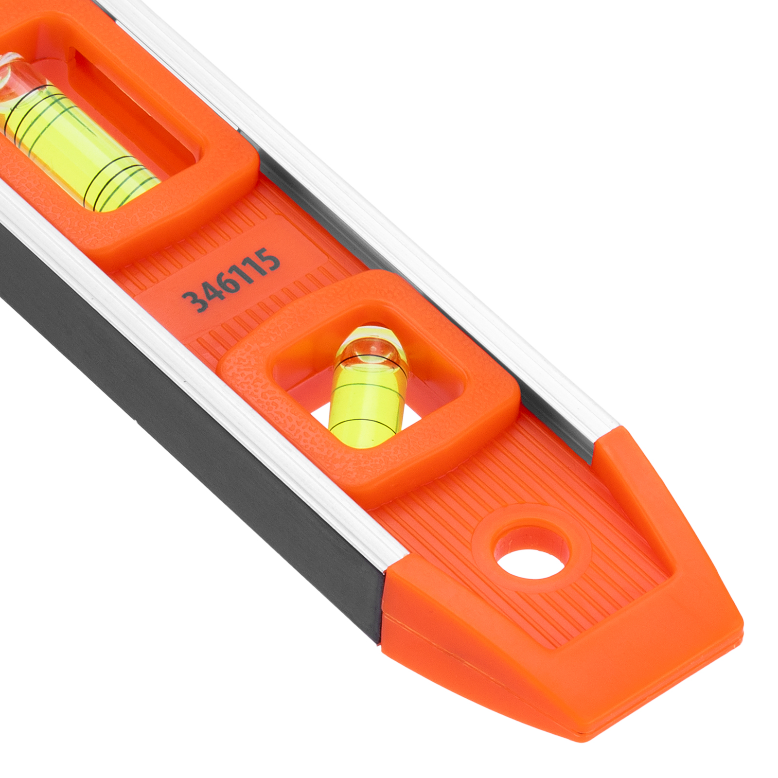 Уровень усиленный, 235 мм, 3 глазка, пластмассовый "Торпедо" (IV) Sparta