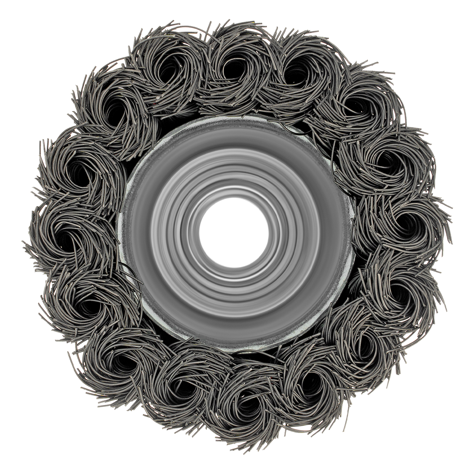 Щетка для УШМ, 65 мм, М14, "чашка", крученая проволока 0.35 мм Matrix