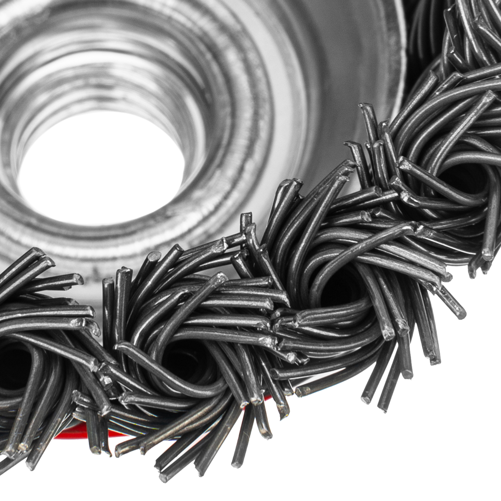 Щетка для УШМ, 75 мм, М14, "чашка", крученая проволока 0.8 мм Matrix