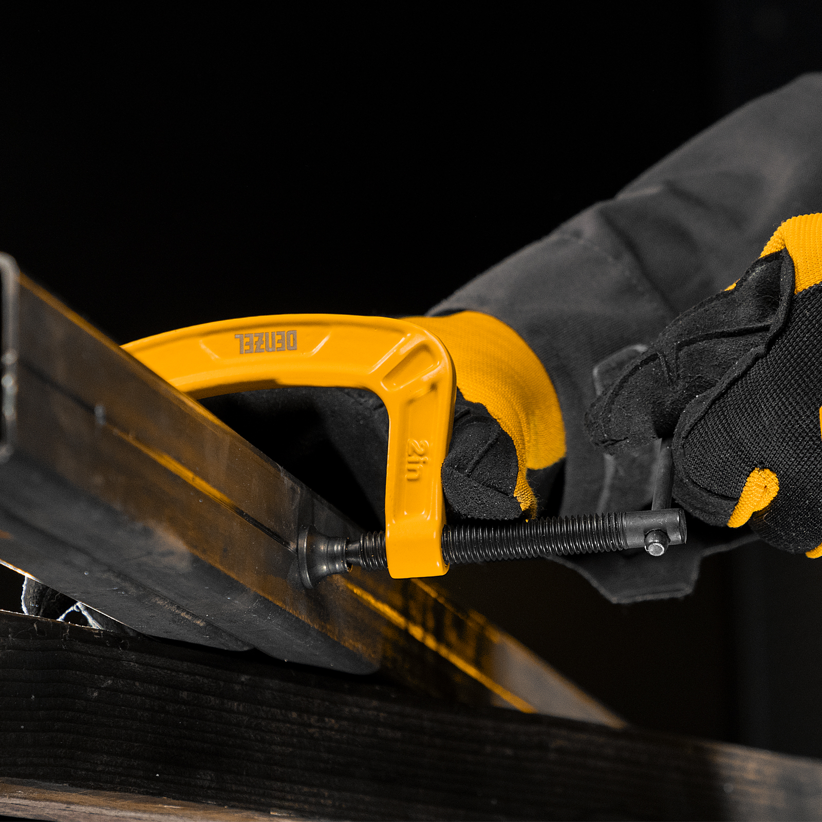 Струбцина G-образная, усиленная, 50 мм Denzel