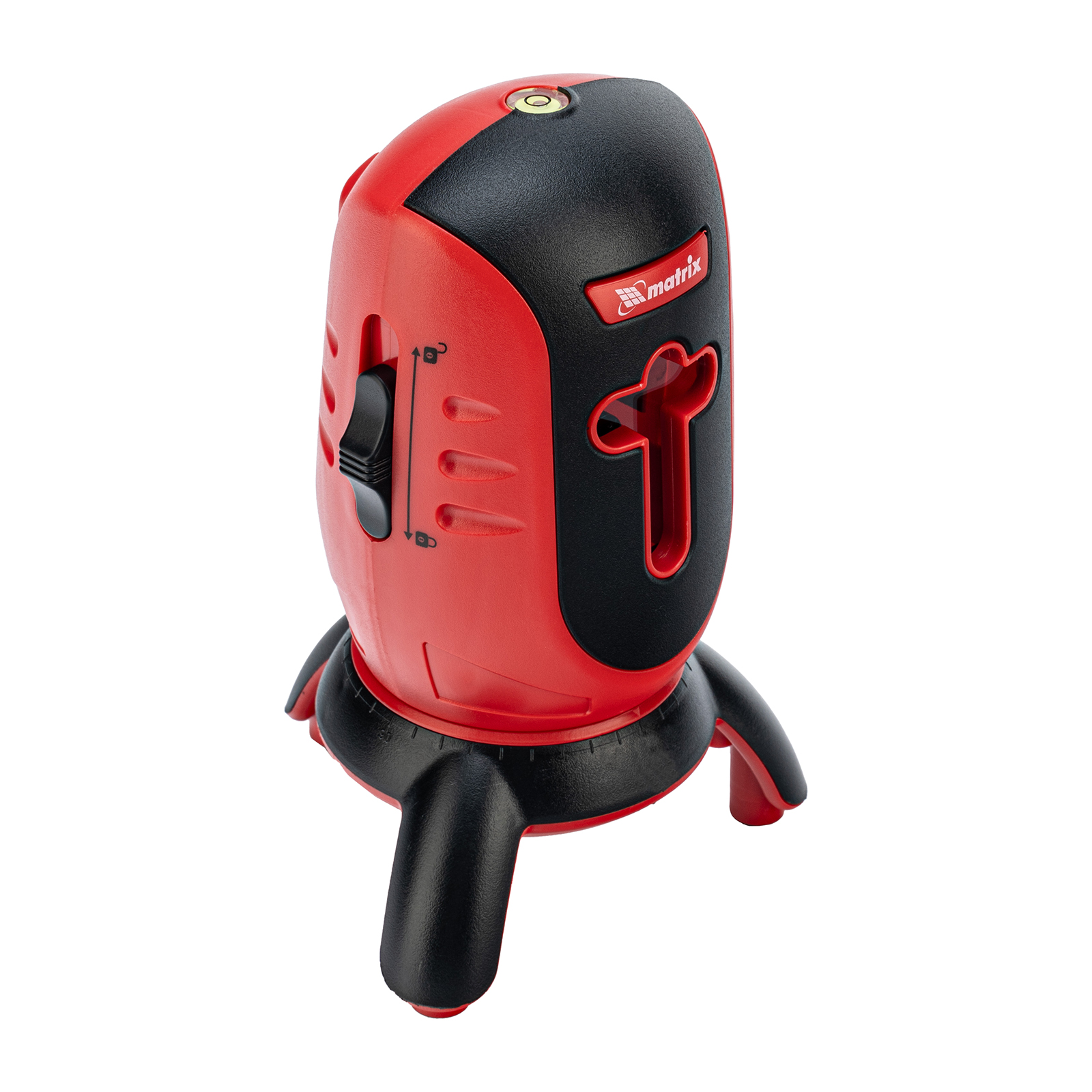 Уровень лазерный ML01T, дальность 10 м, точность ± 0,5 мм, / 1 м, длина волны 650 нм, проекция 1 вертикальная 1 горизонтальная плоскость, резьба под штатив 5/8" Matrix