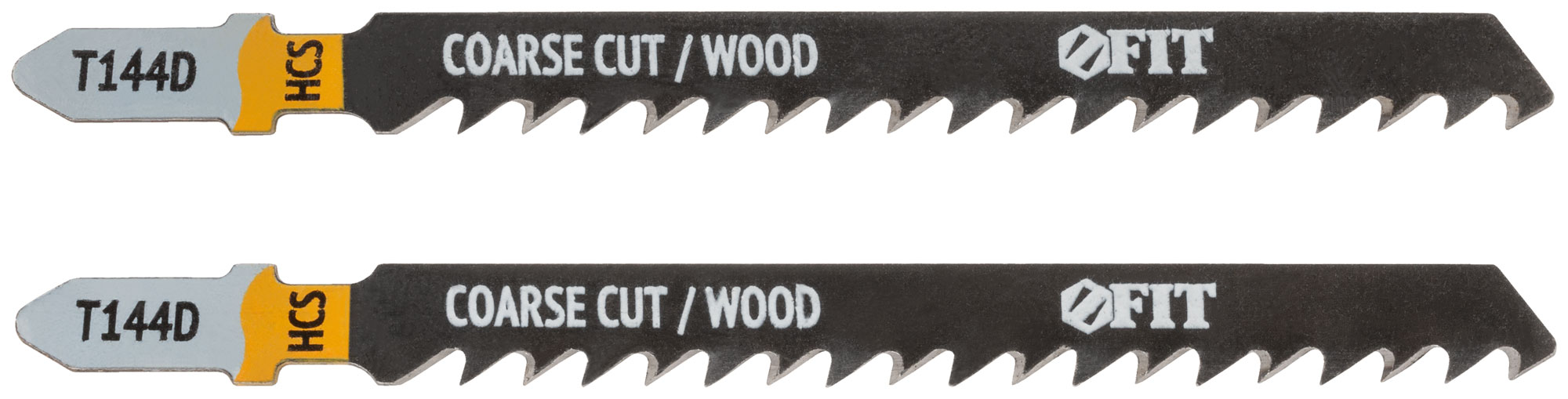 Полотна по дереву, HCS, разведенные, шлифованные зубья 100/74/4,2 мм (Т144D), 2 шт.