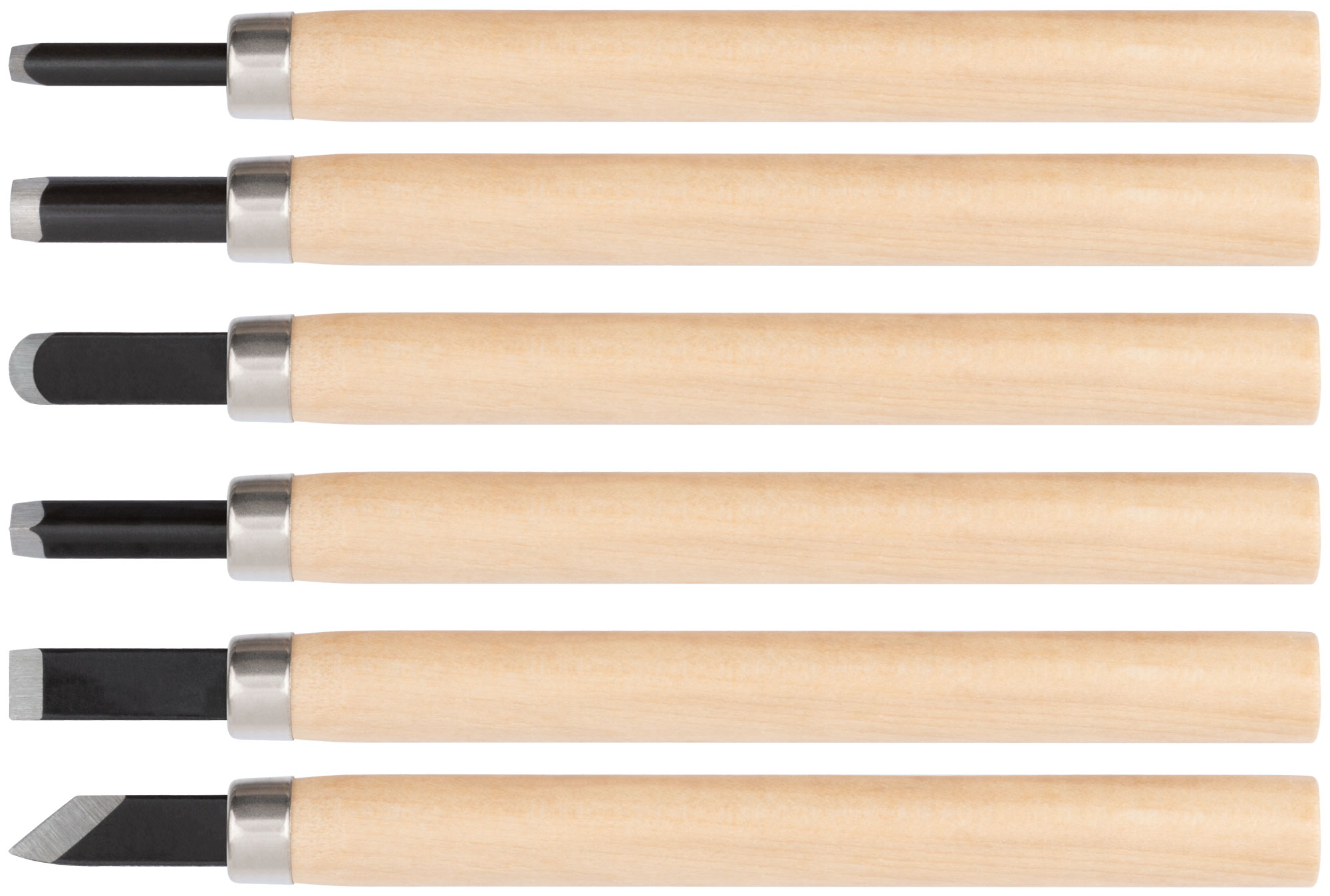 Резаки по дереву, 6 шт.