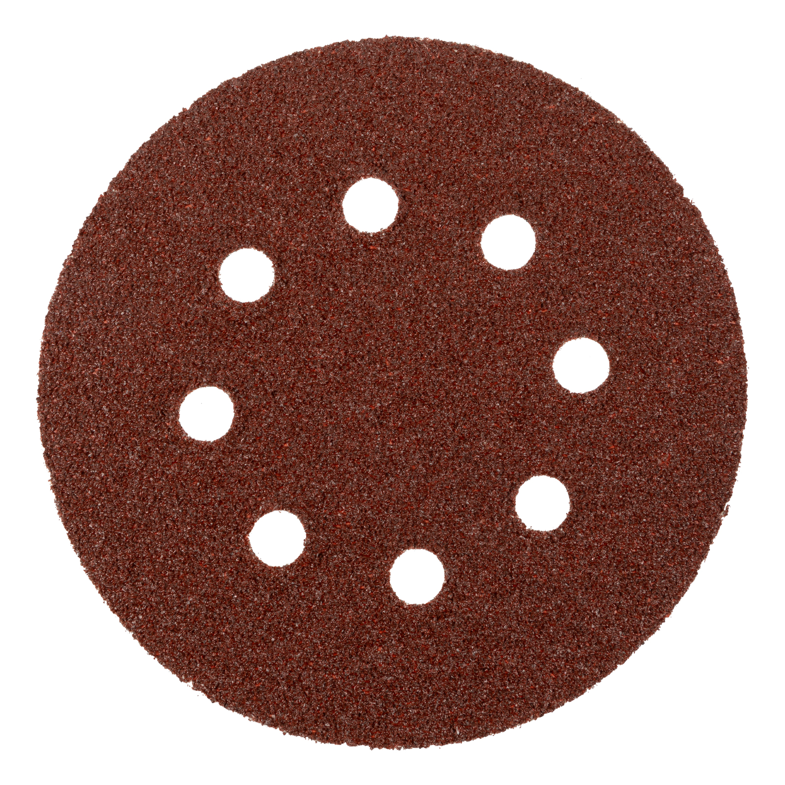 Круг абразивный на ворсовой подложке под "липучку", перфорированный, P 36, 125 мм, 5 шт Matrix