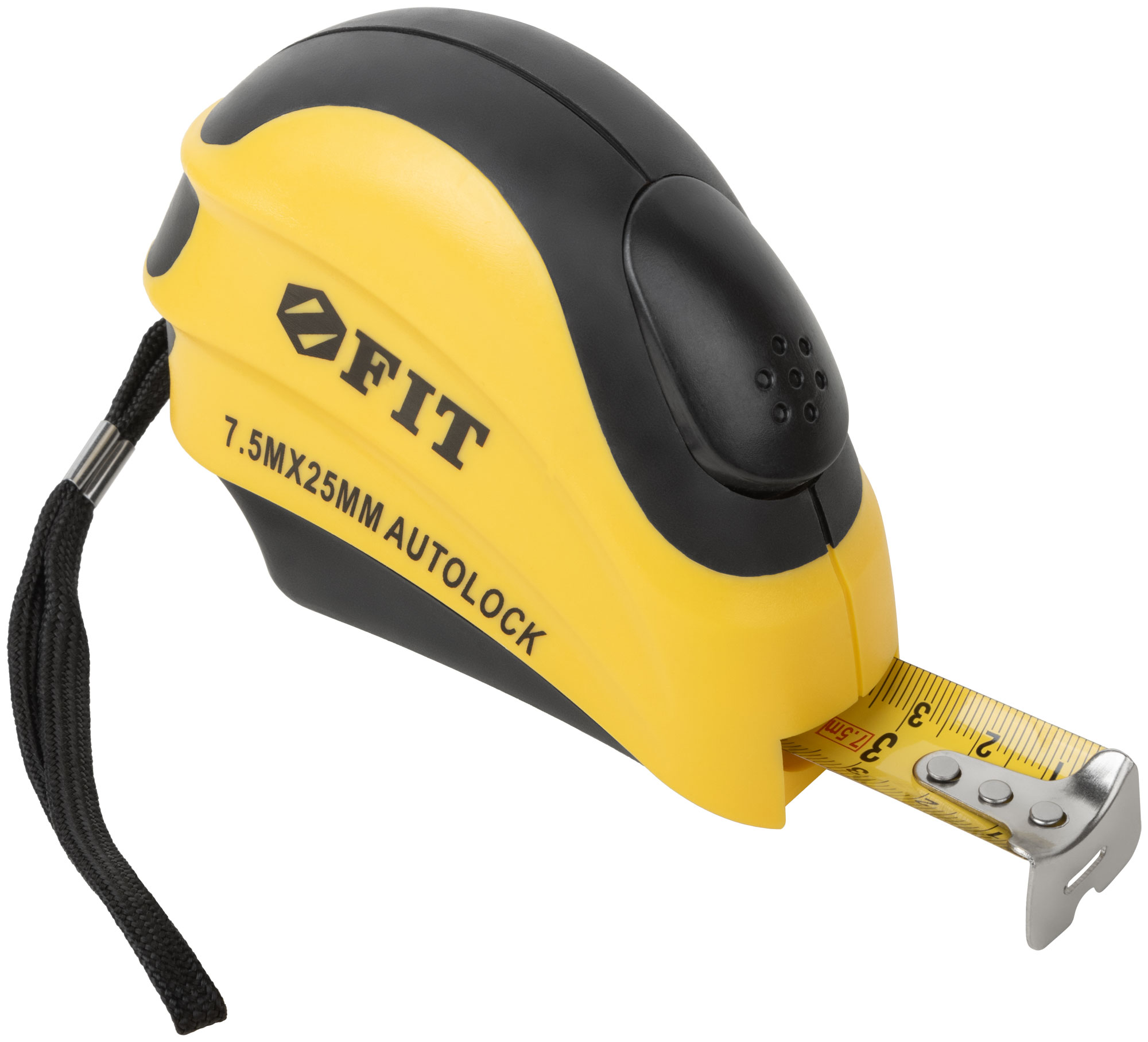 Рулетка с автостопом "Инфинити" 7,5 м x 25 мм