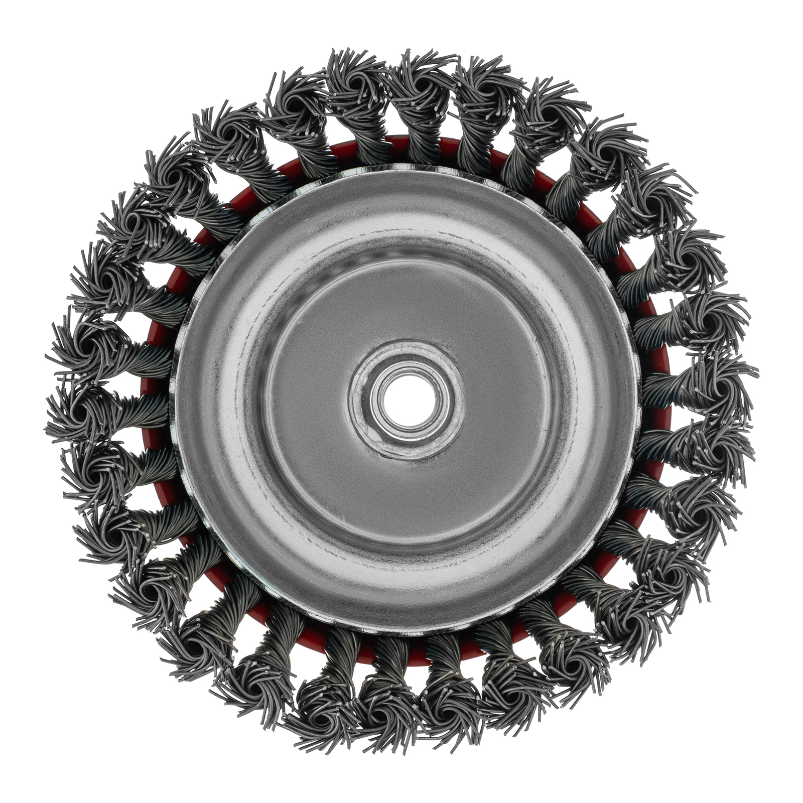 Щетка для УШМ, 150 мм, М14, "чашка", крученая проволока 0.8 мм Matrix