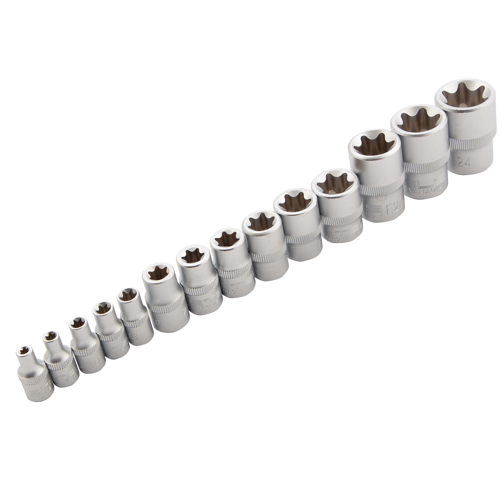 Набор инструментов, 1/4", 3/8", 1/2", Cr-V, S2, усиленный кейс, 216 предметов Stels