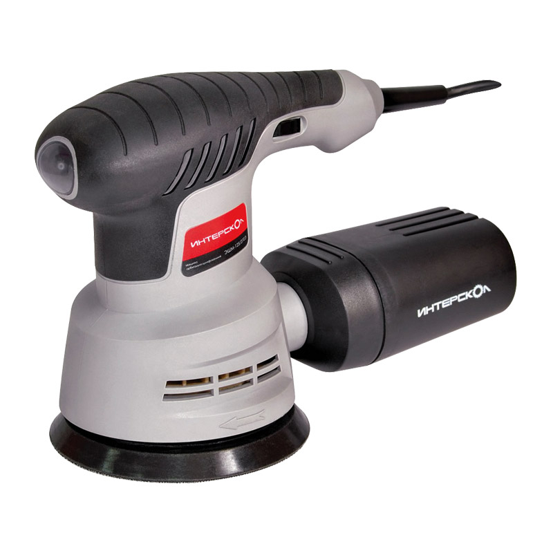 Шлифмашина эксцентриковая сетевая Интерскол ЭШМ-125/270Э, 0,27кВт,d=125 мм, амплитуда=2,2 мм