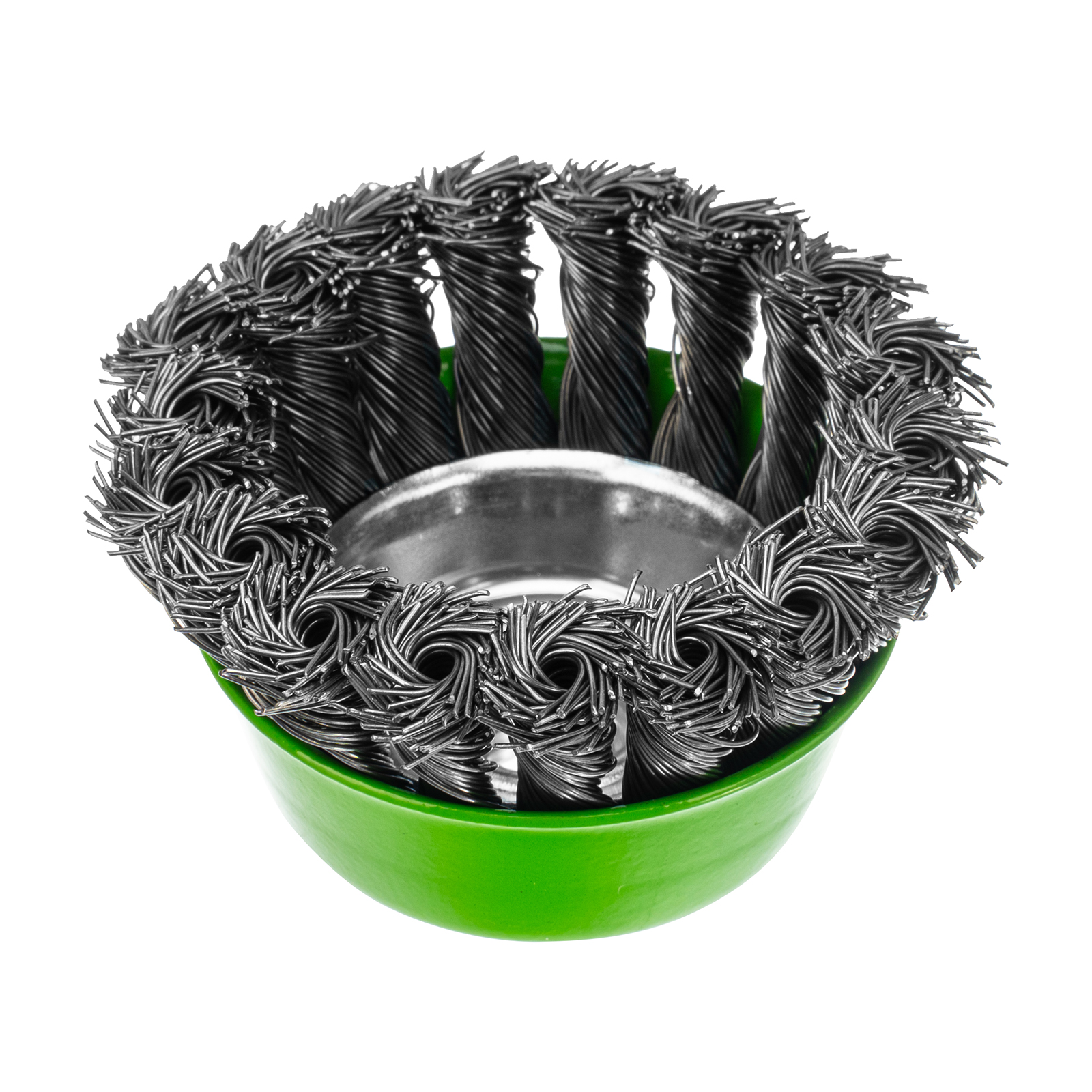 Щетка для УШМ, 75 мм, М14, "чашка", крученая металлическая проволока Сибртех