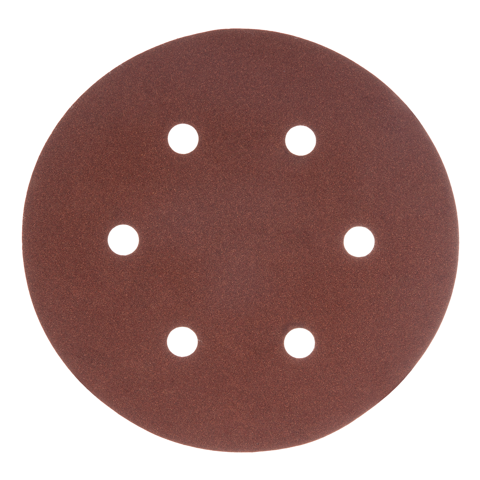 Круг абразивный на ворсовой подложке под "липучку", перфорированный, P 240, 150 мм, 5 шт Matrix