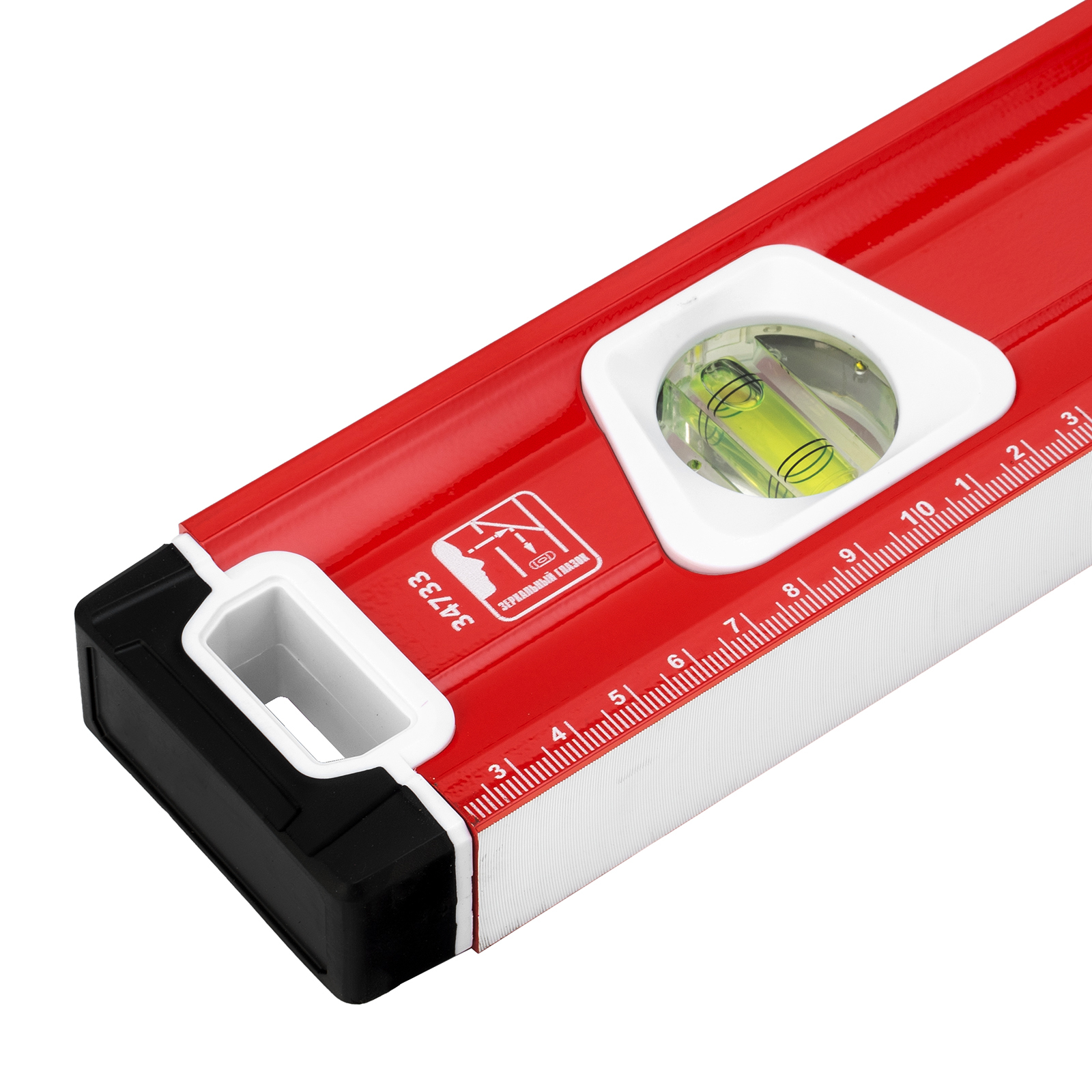 Уровень алюминиевый, магнит, фрезерованный, 3 глазка (1 зеркальный), двухкомпонентные рукоятки, 1000 мм Matrix