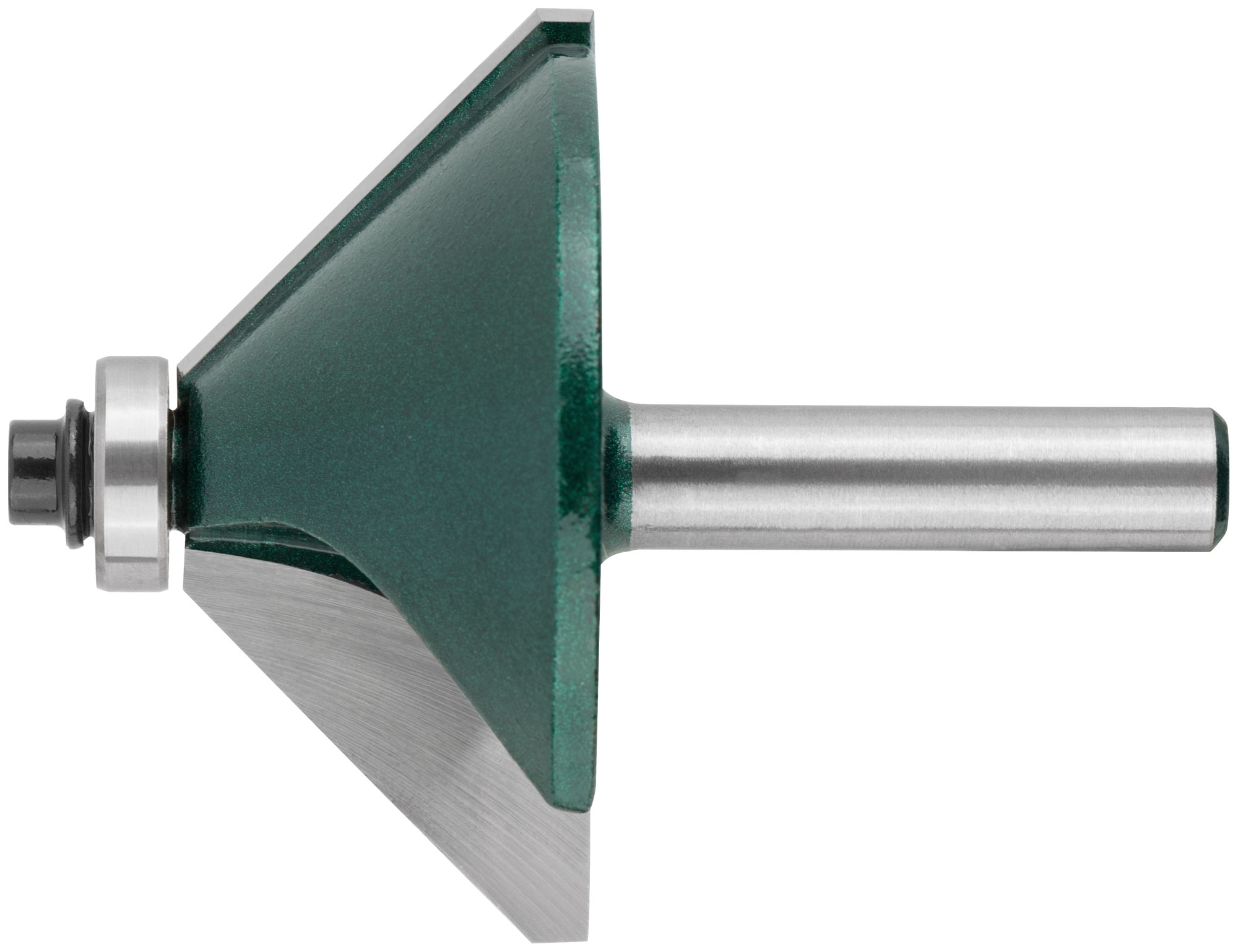 Фреза кромочная конусная с нижним подшипником DxHxL=50,8х27х65,3 мм