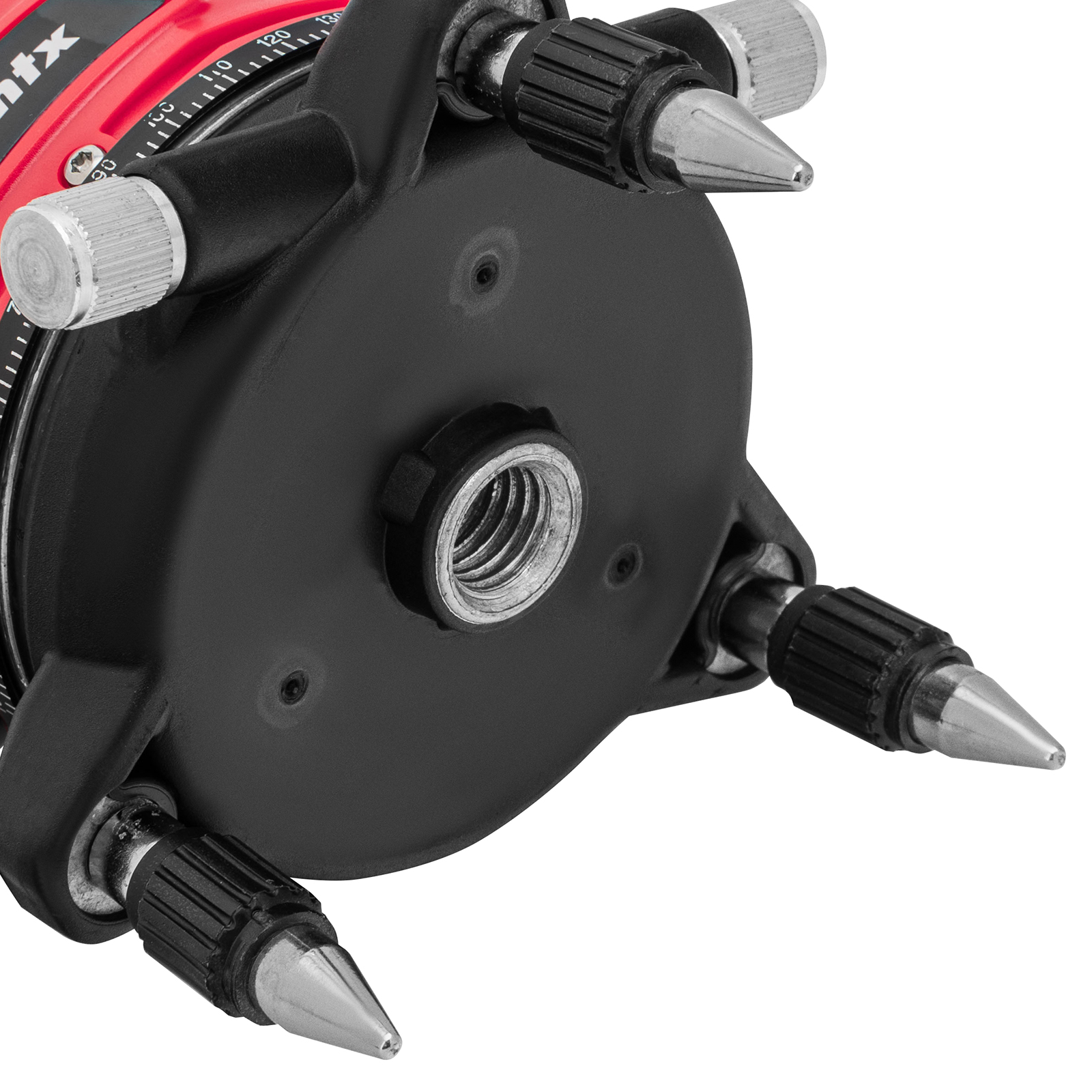 Лазерный уровень CRX-30R, 30 м, красный луч, батарейки, резьба 5/8" MTX