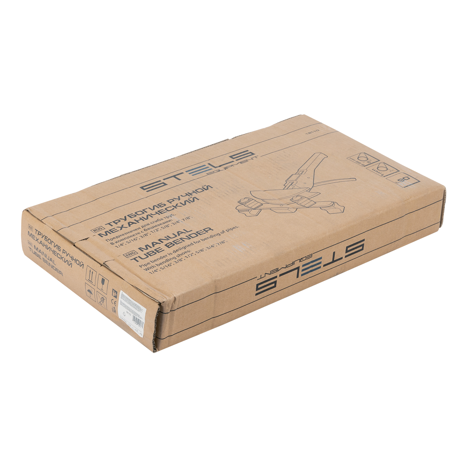 Трубогиб арбалетный, башмаки 1/4"-7/8", в пластиковом кейсе STELS