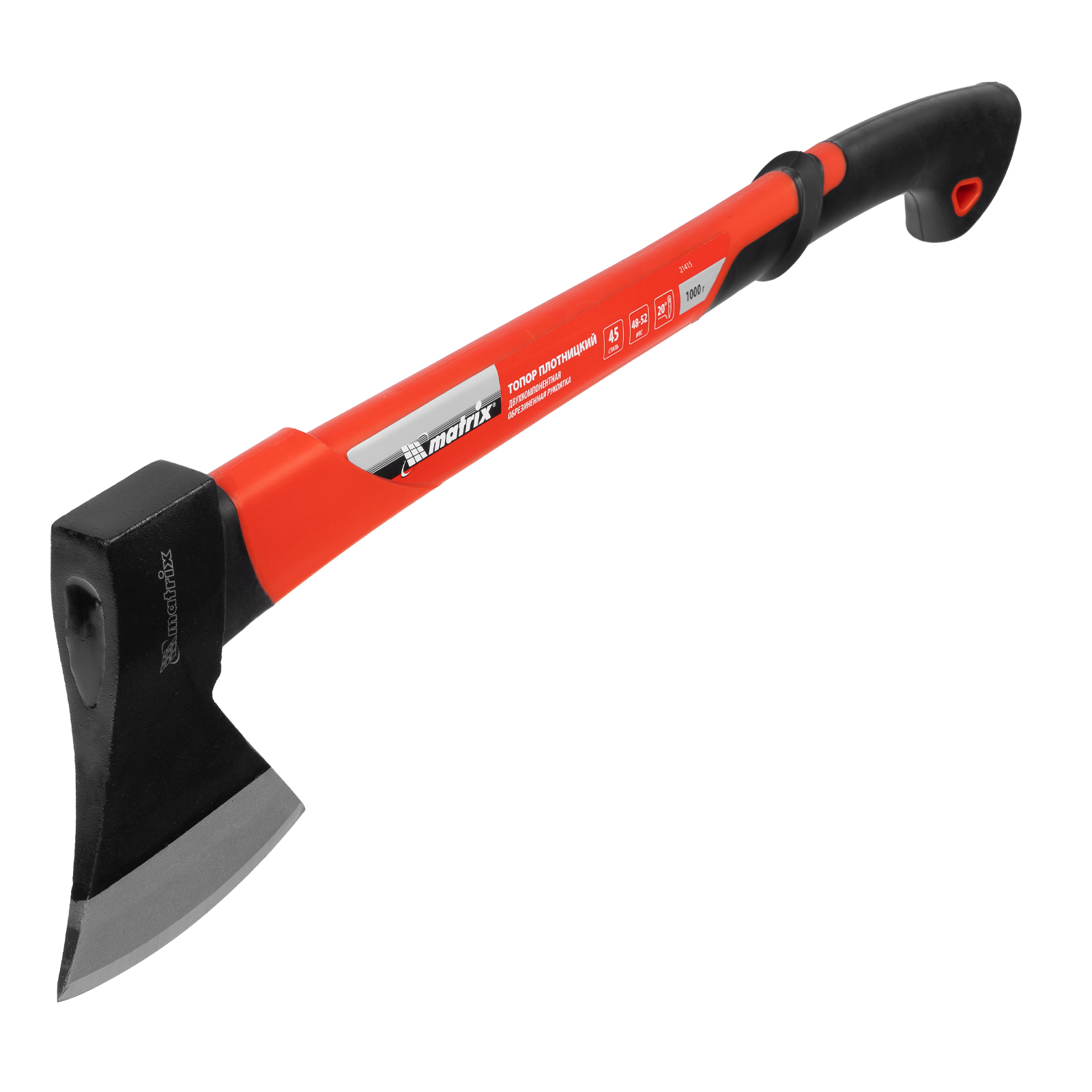 Топор, 1000 г, эргономичная фибергласовая рукоятка, 610 мм// Matrix