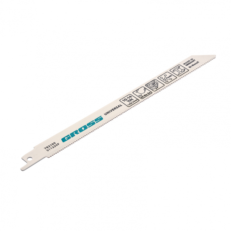 Полотна универсальные для сабельной пилы 4431VP - S1122VF, 180 x 1.8-2.5 мм, 2 шт. Gross